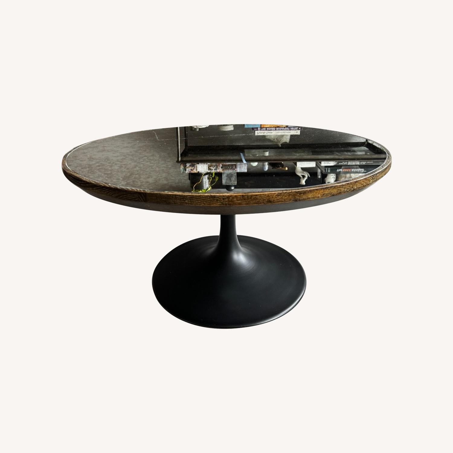 Arhaus Serena Antiqued Mirror Coffee Table - image-0