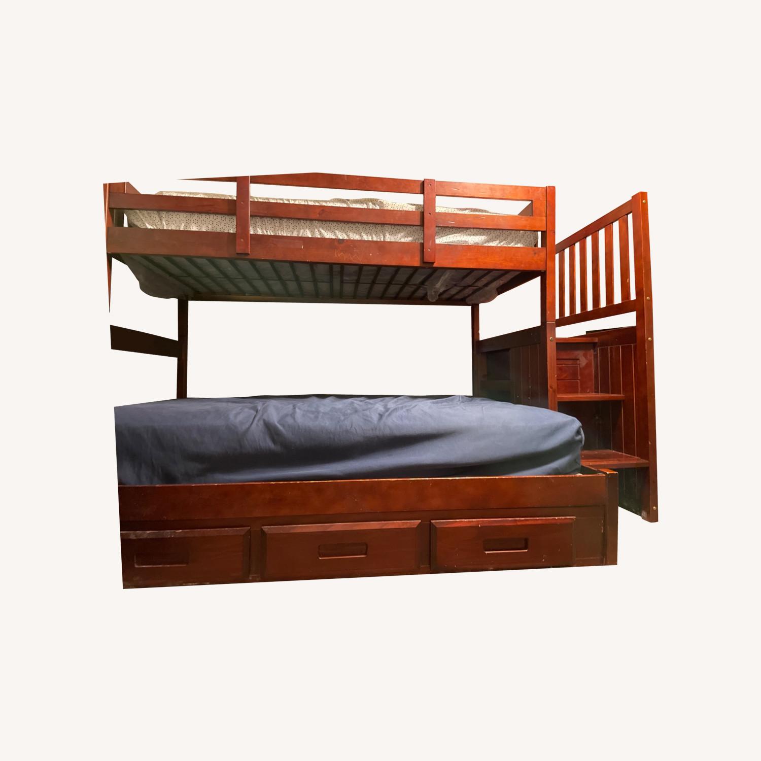 Beckford 7 Drawer Wood Bunk Bed with Shelves - image-8