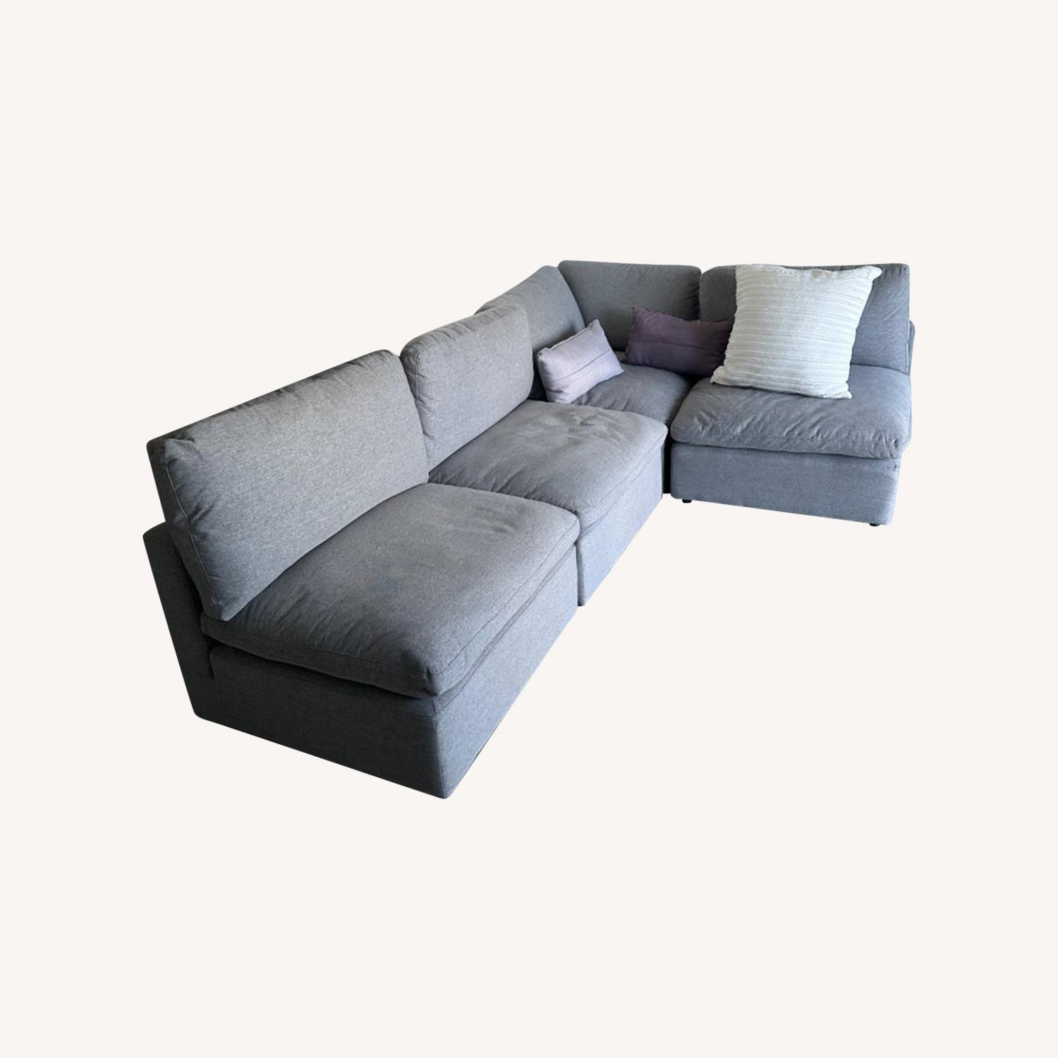 Target Grey Modular Sofa - image-0