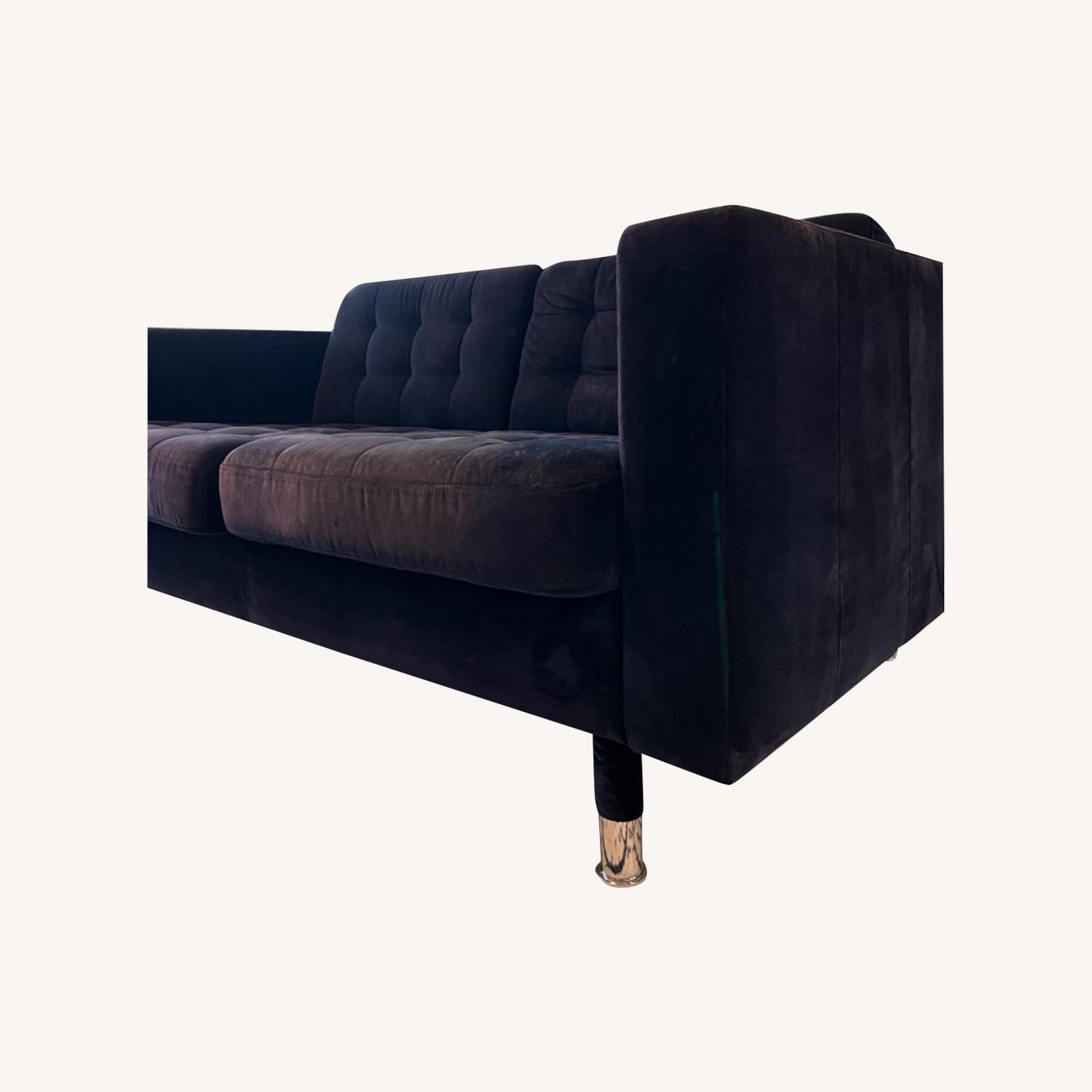 IKEA MORABO Velvet Sofa - image-0
