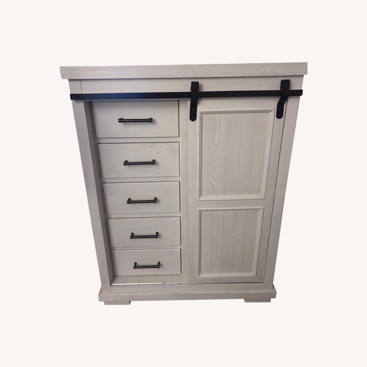 Raymour & Flanigan Barn Door Dresser - image-0