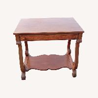 Cadillac 1906 Vintage Mahogany End Table