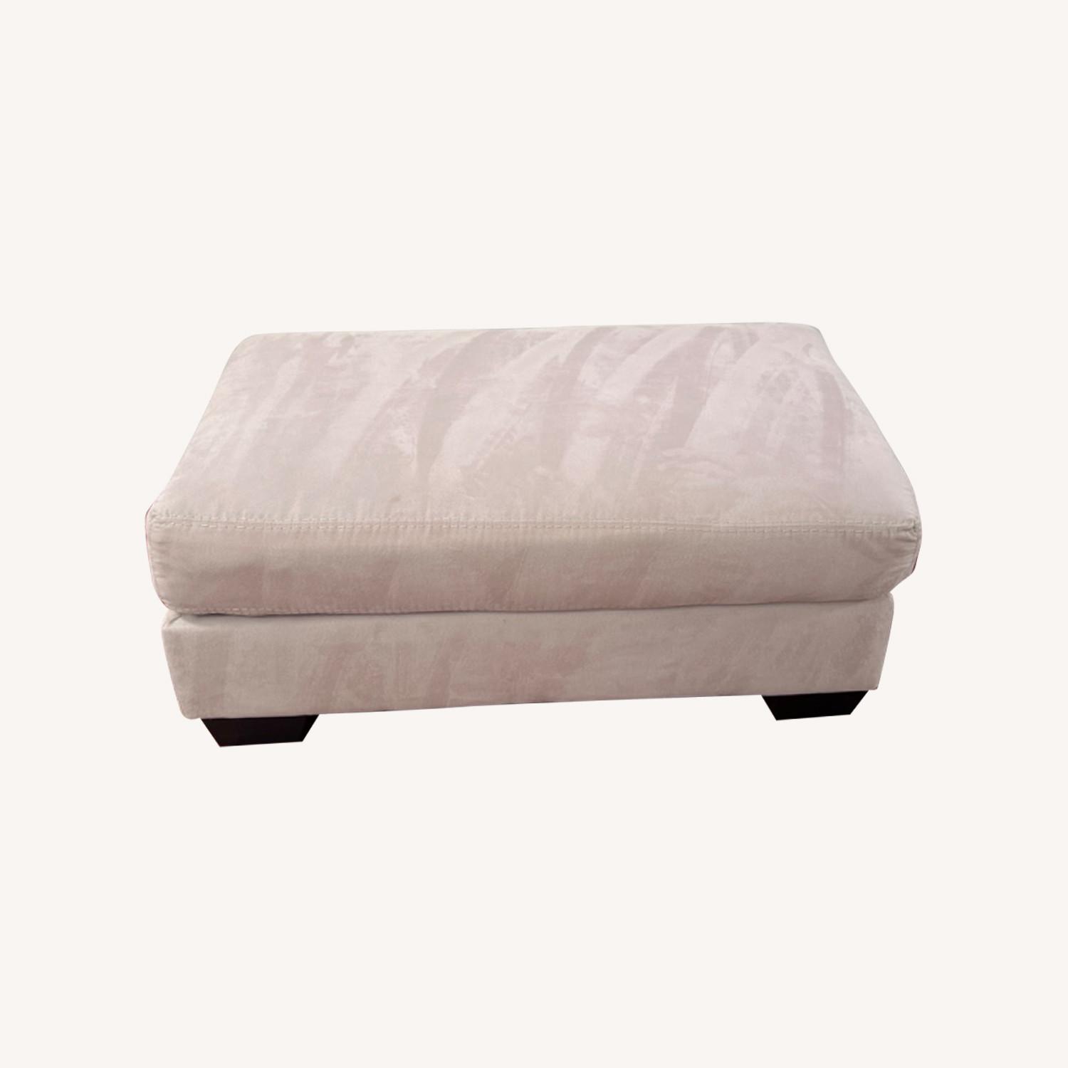 Ashley Furniture Ottoman White - image-0