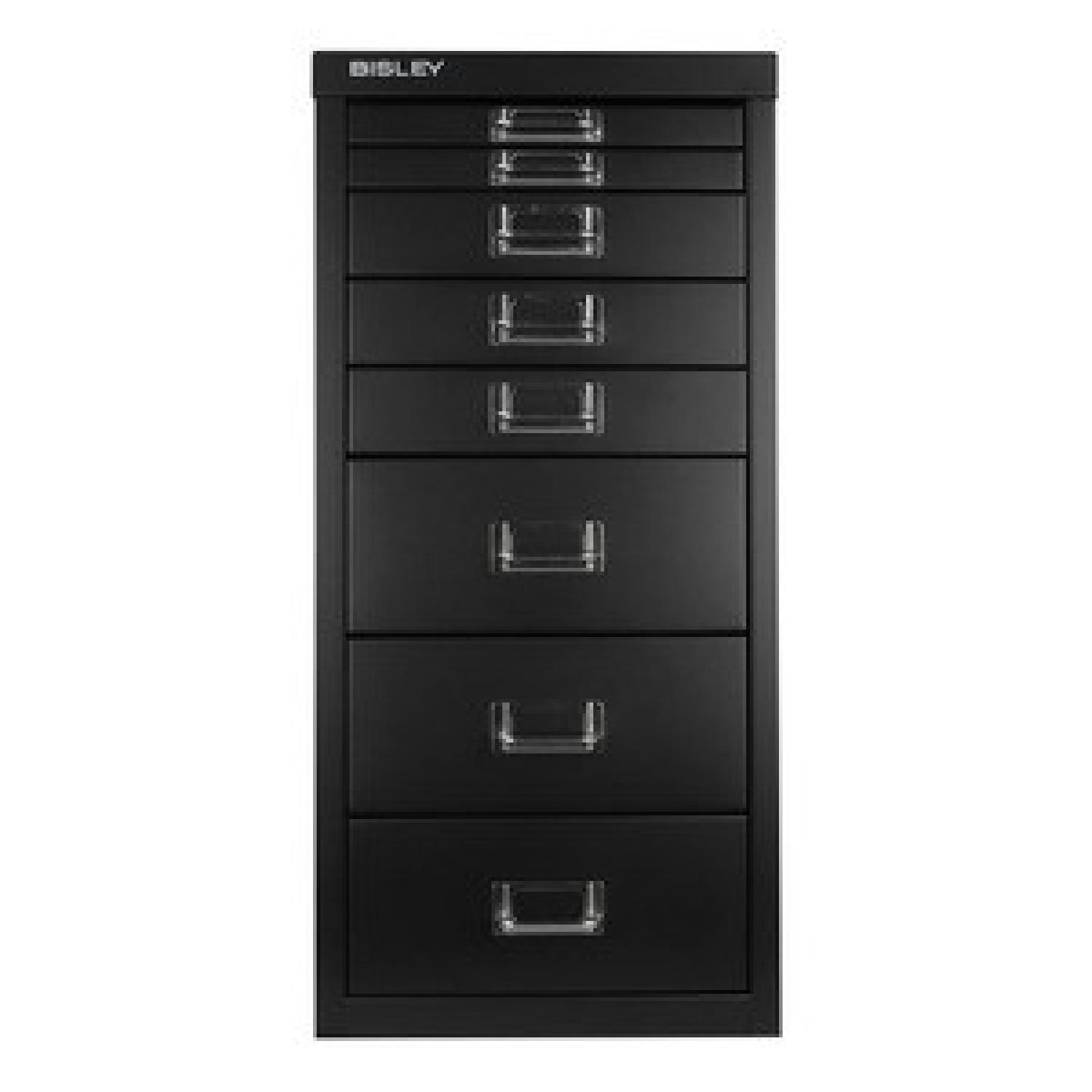 Bisley 8-Drawer Under-Desk Steel Cabinet - image-3