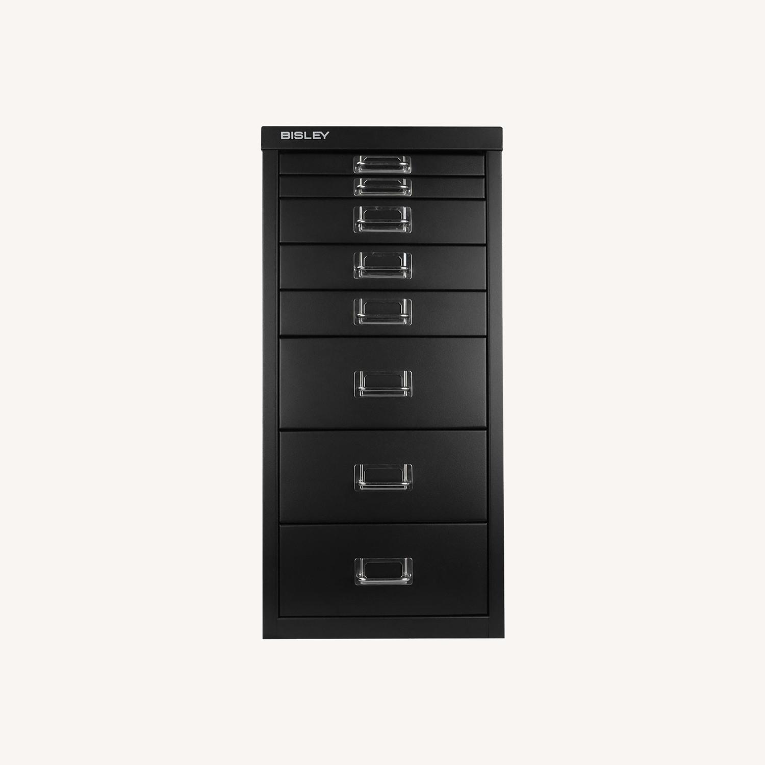 Bisley 8-Drawer Under-Desk Steel Cabinet - image-0