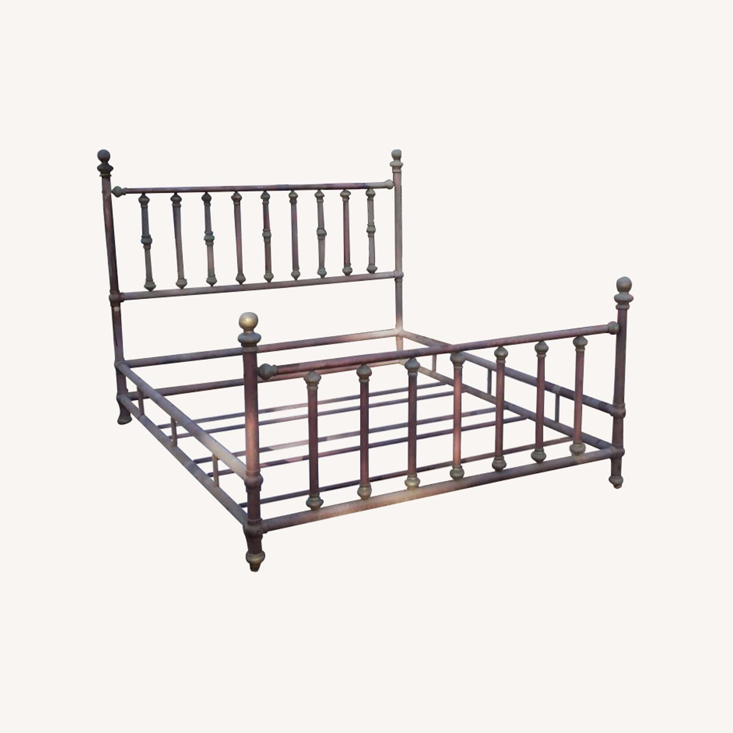 Joao Isabel Custom Brass Bed 1979 - image-0