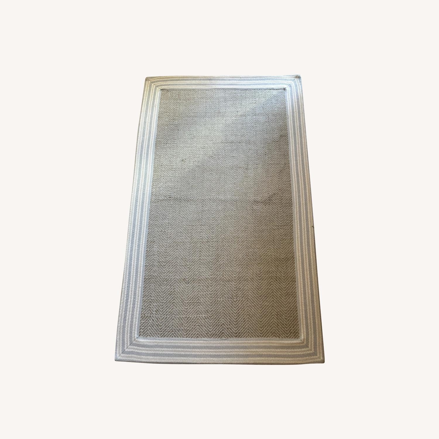 Pottery Barn Ivory Henley Wool Rug 3X5 - image-0