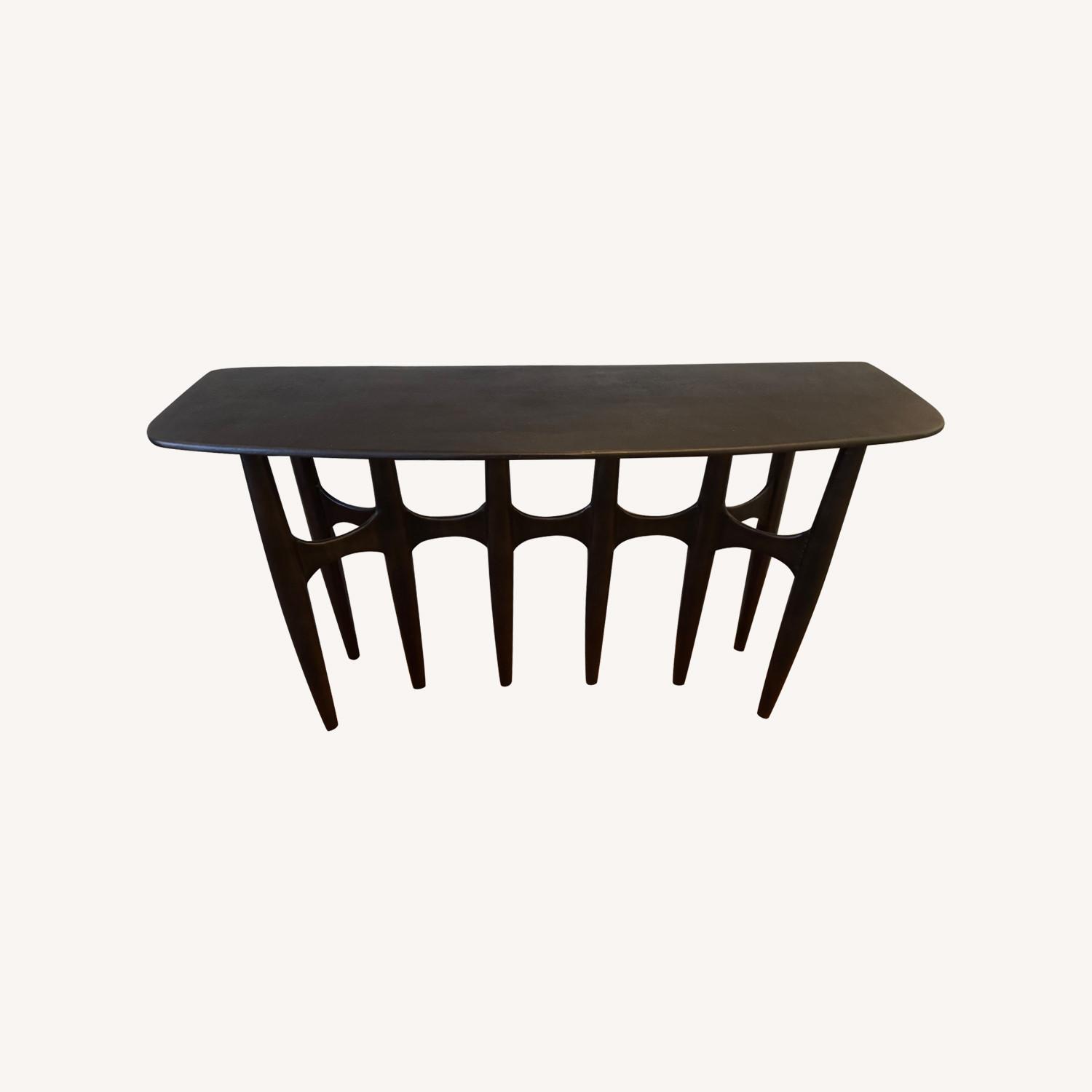 Bixby 52" Bronze Cast Aluminum Console Table - image-0