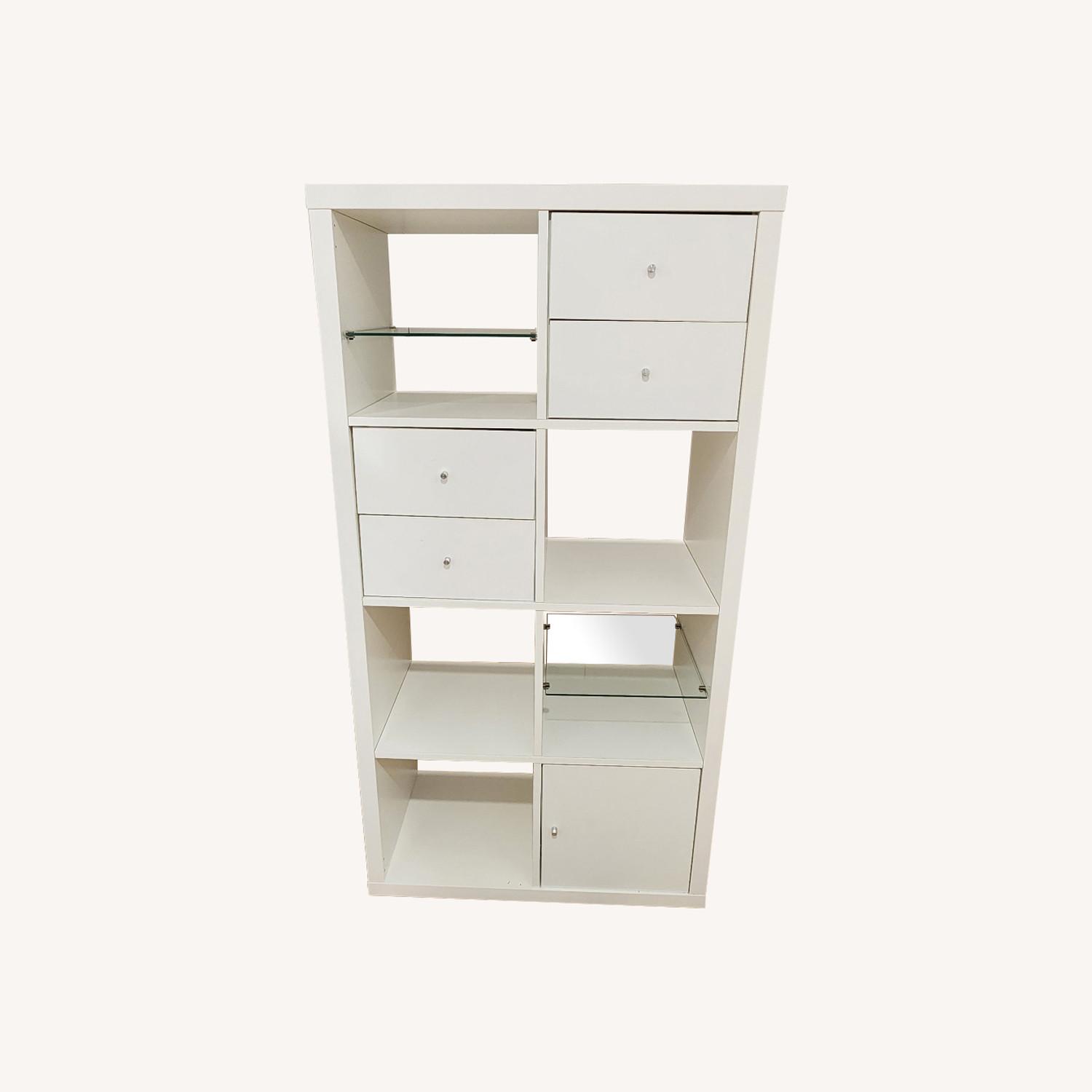 IKEA White KALLAX Shelving - image-0