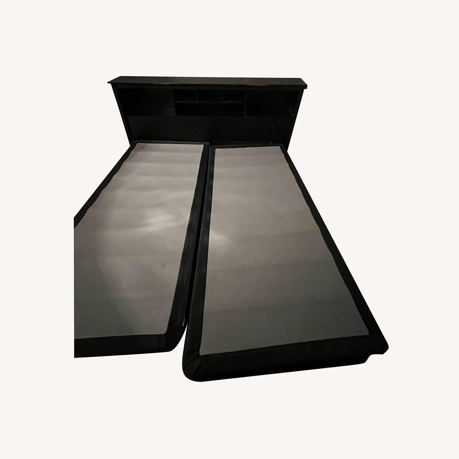 Bookcase Bed Frame Headboard - image-0