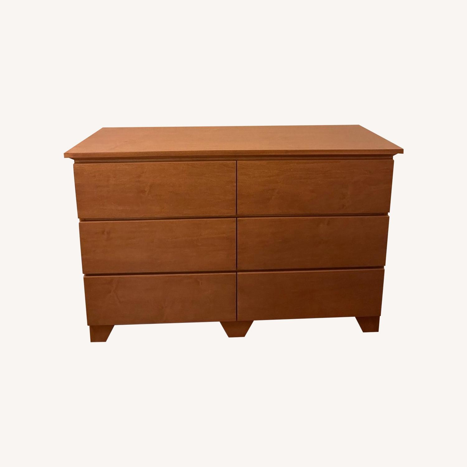 Mid Century Modern Six Drawer Dresser - image-0