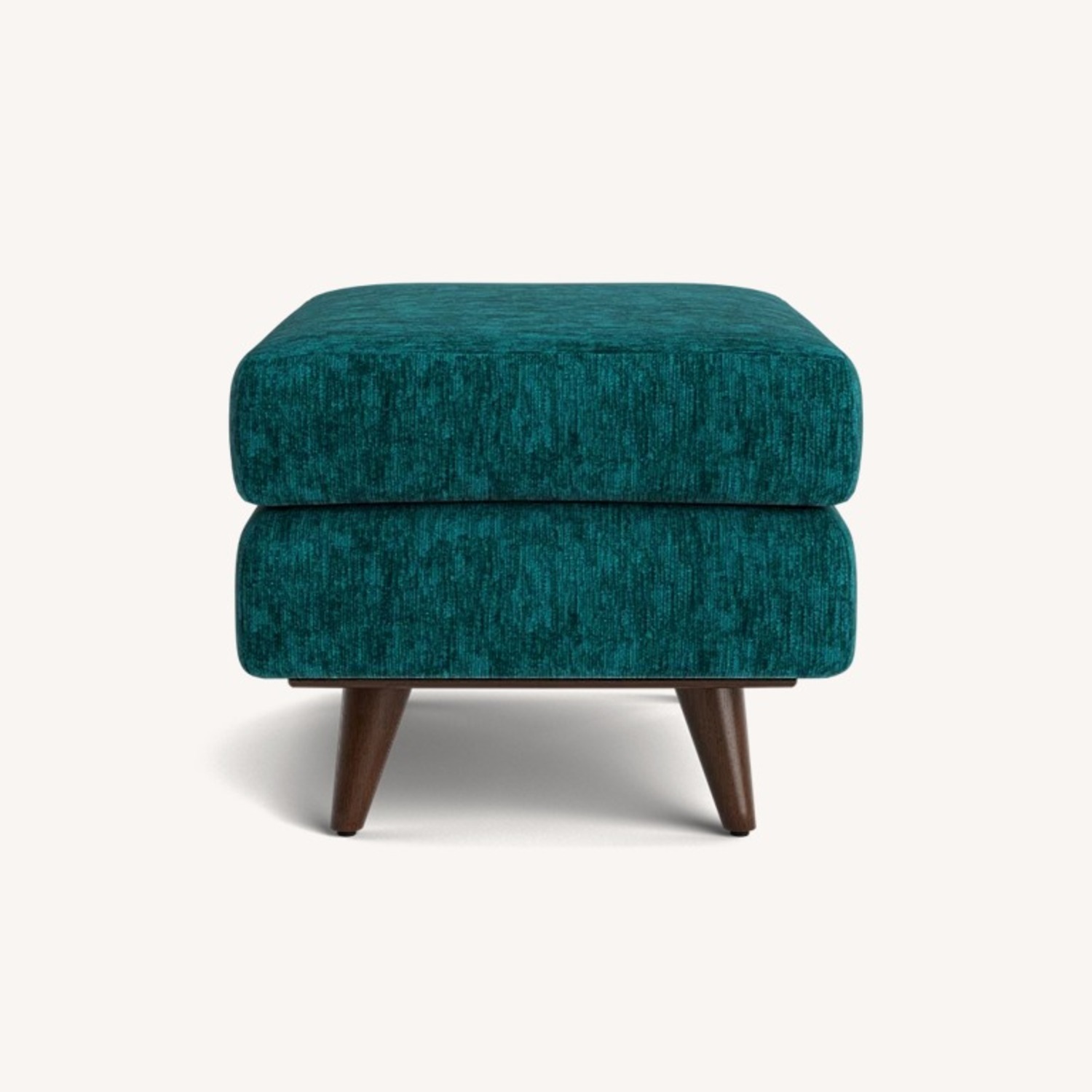 Joybird Hughes Cravery Green Fabric Ottoman - image-2