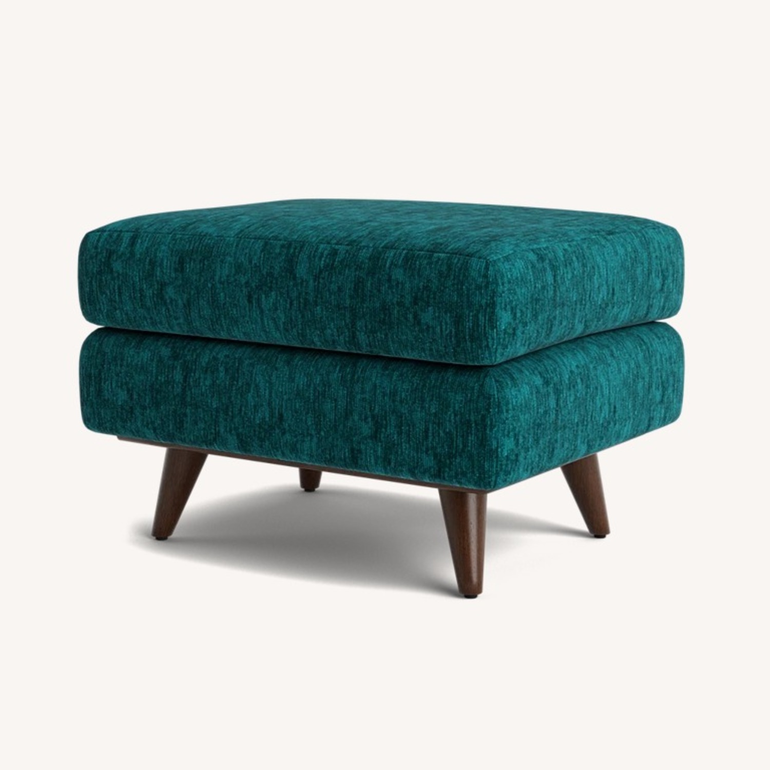 Joybird Hughes Cravery Green Fabric Ottoman - image-4