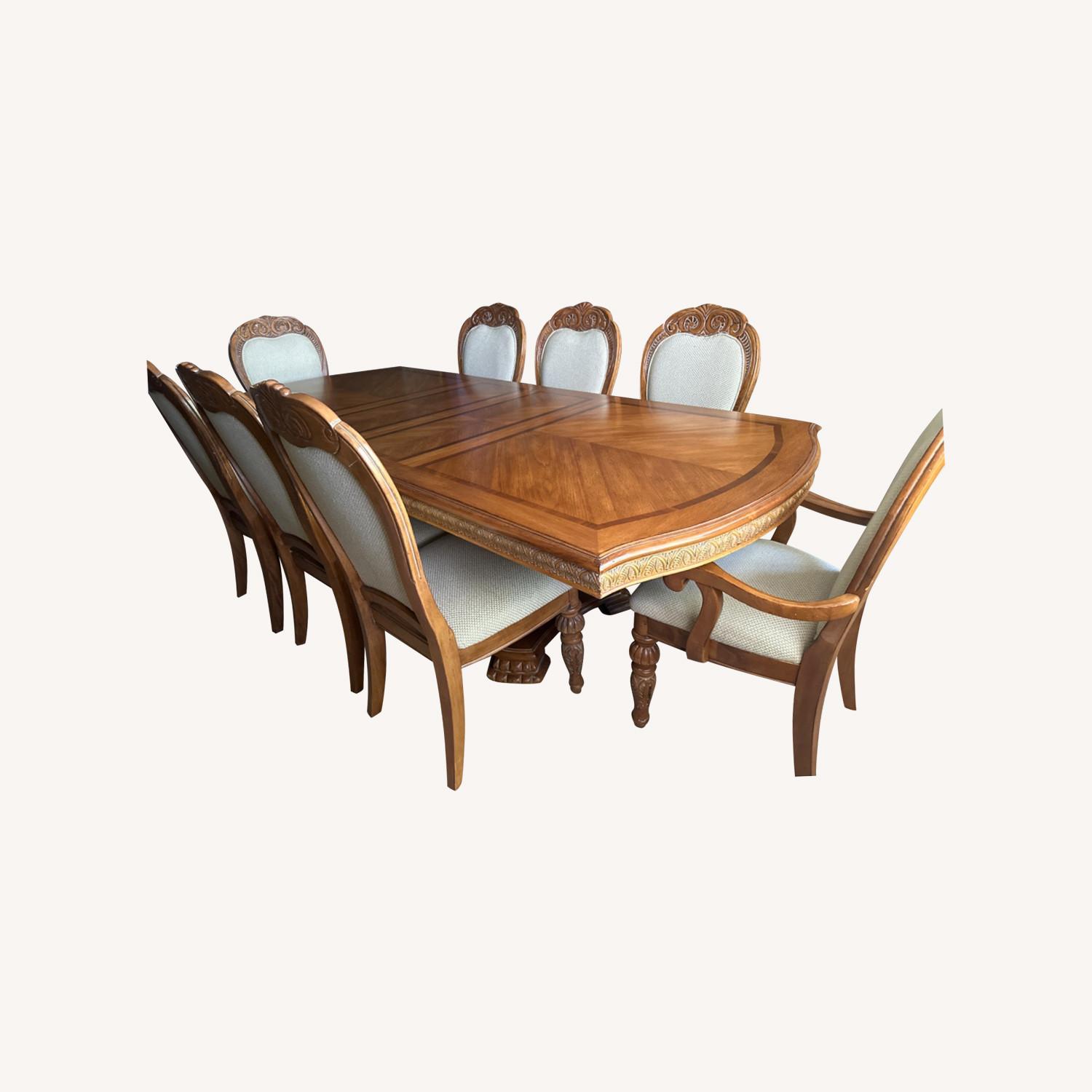 Home Goods Wood Dining Set - image-0