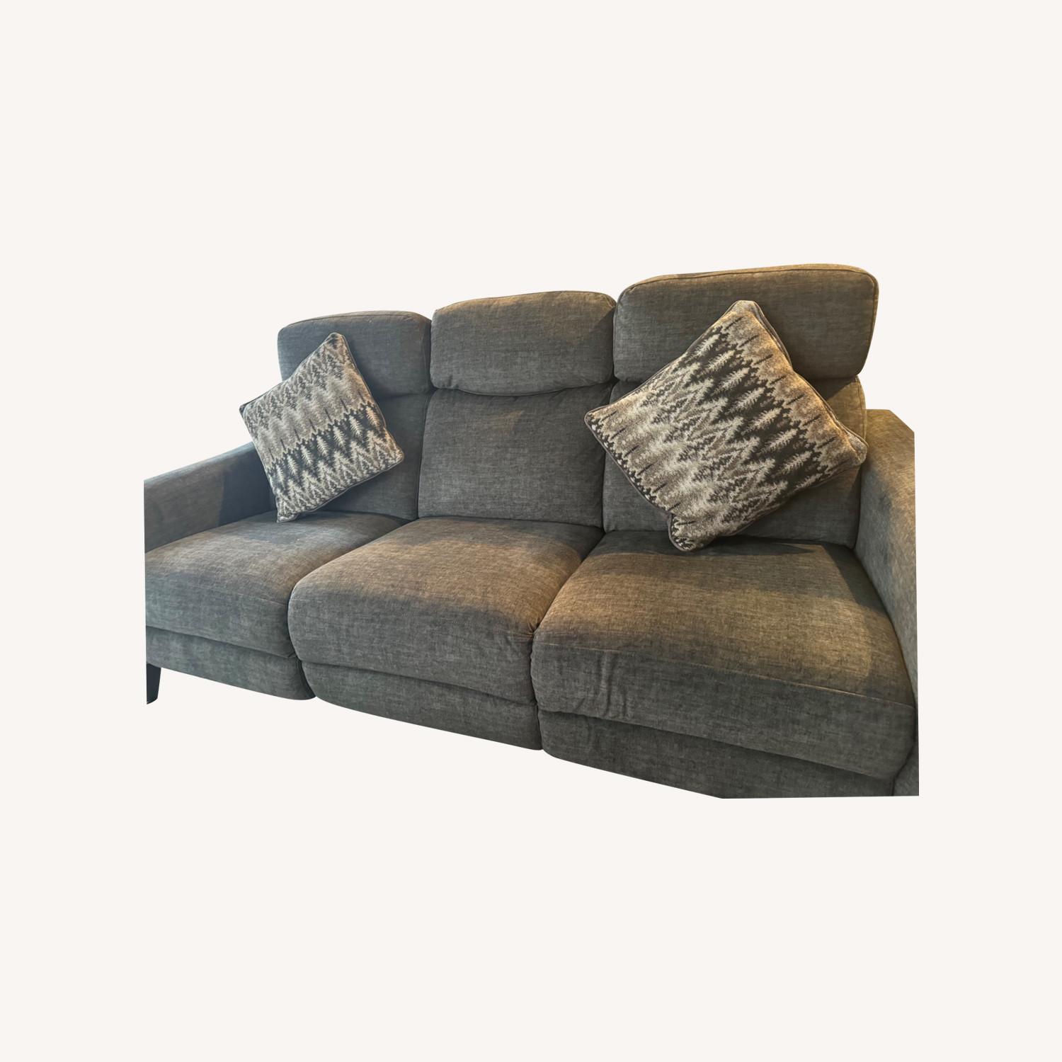 Restoration Hardware Maddox 7' Leather Sofa - image-0