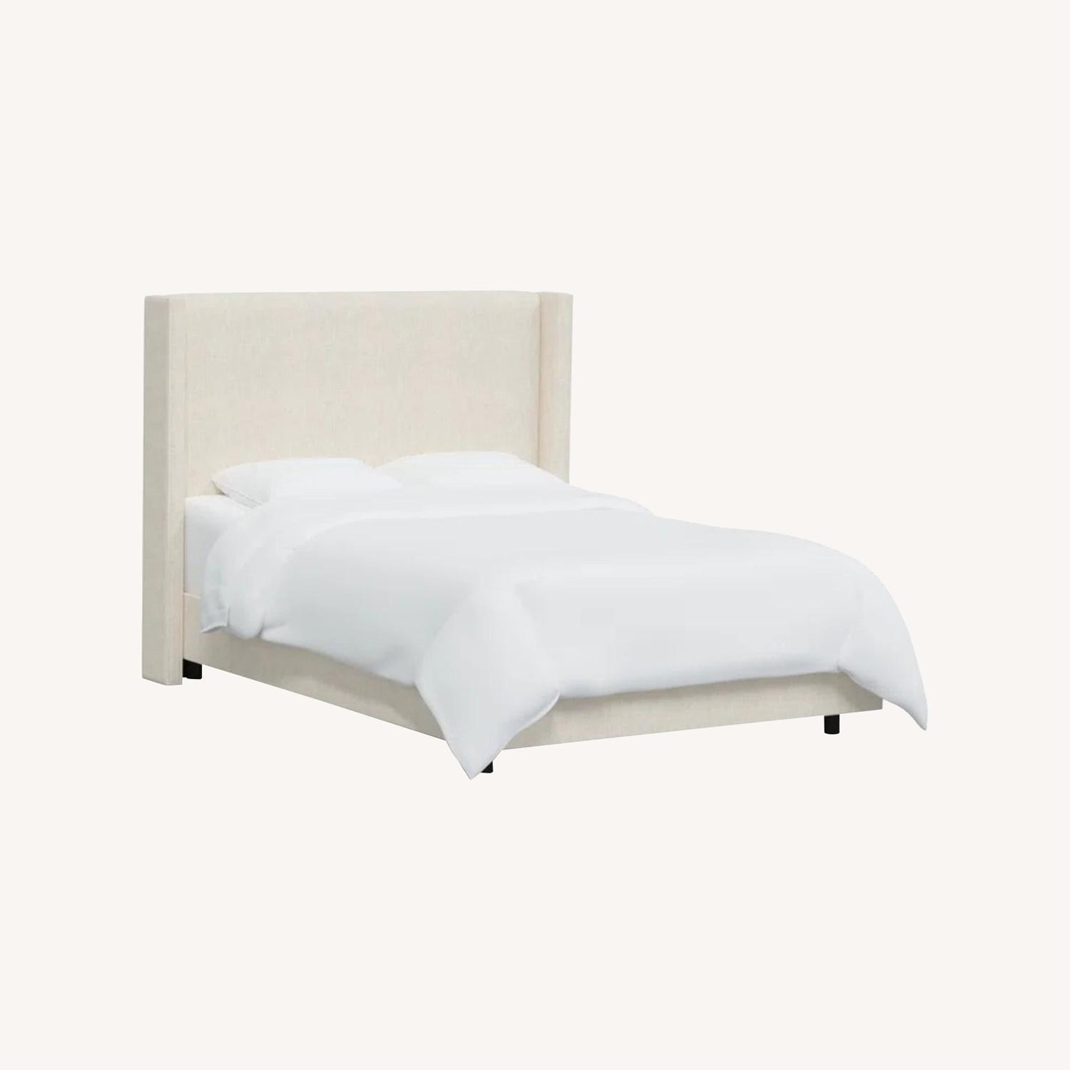 Joss & Main Hanson Upholstered Wingback Bed - image-0