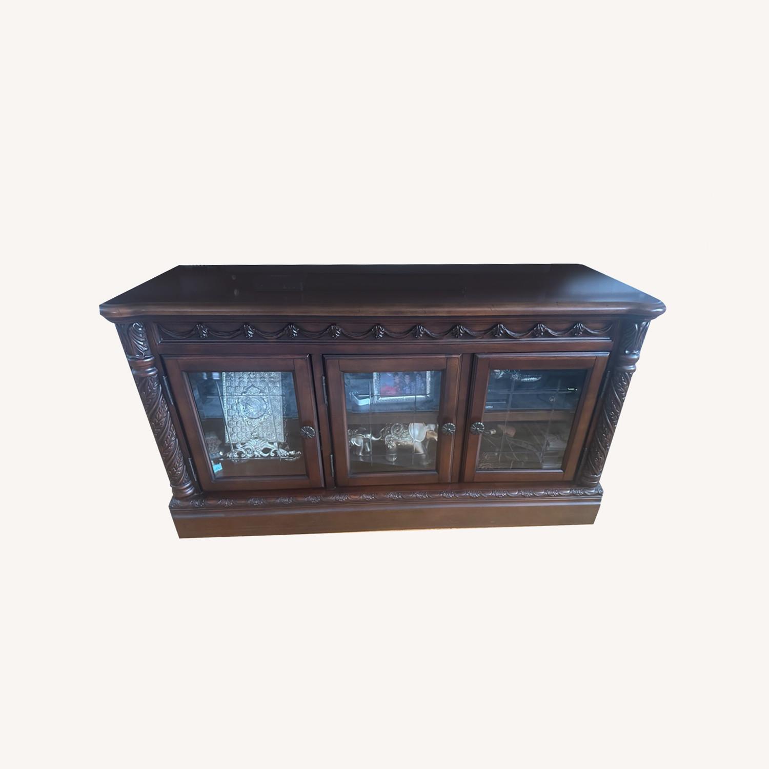 Ashley Furniture Wood TV Stand - image-0