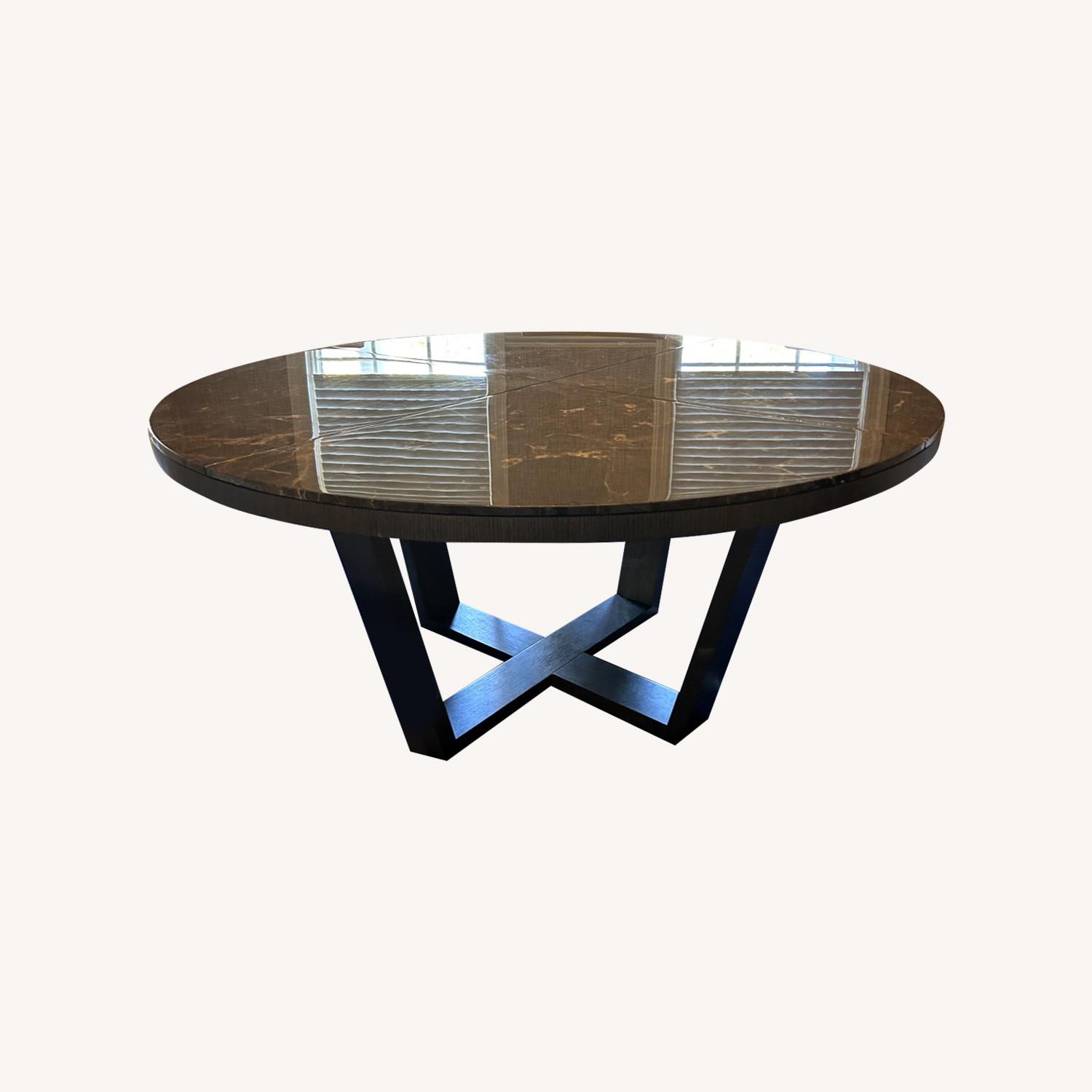 Maxalto Xilos Dining Table W Emperado Marble Top - image-0
