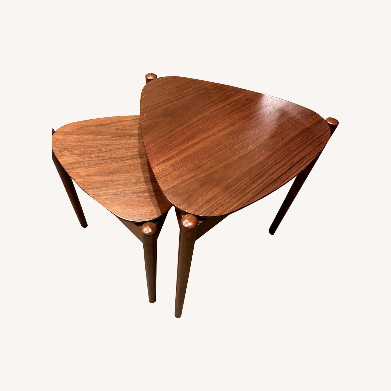 West Elm Retro Tripod Nesting Side Tables - image-0