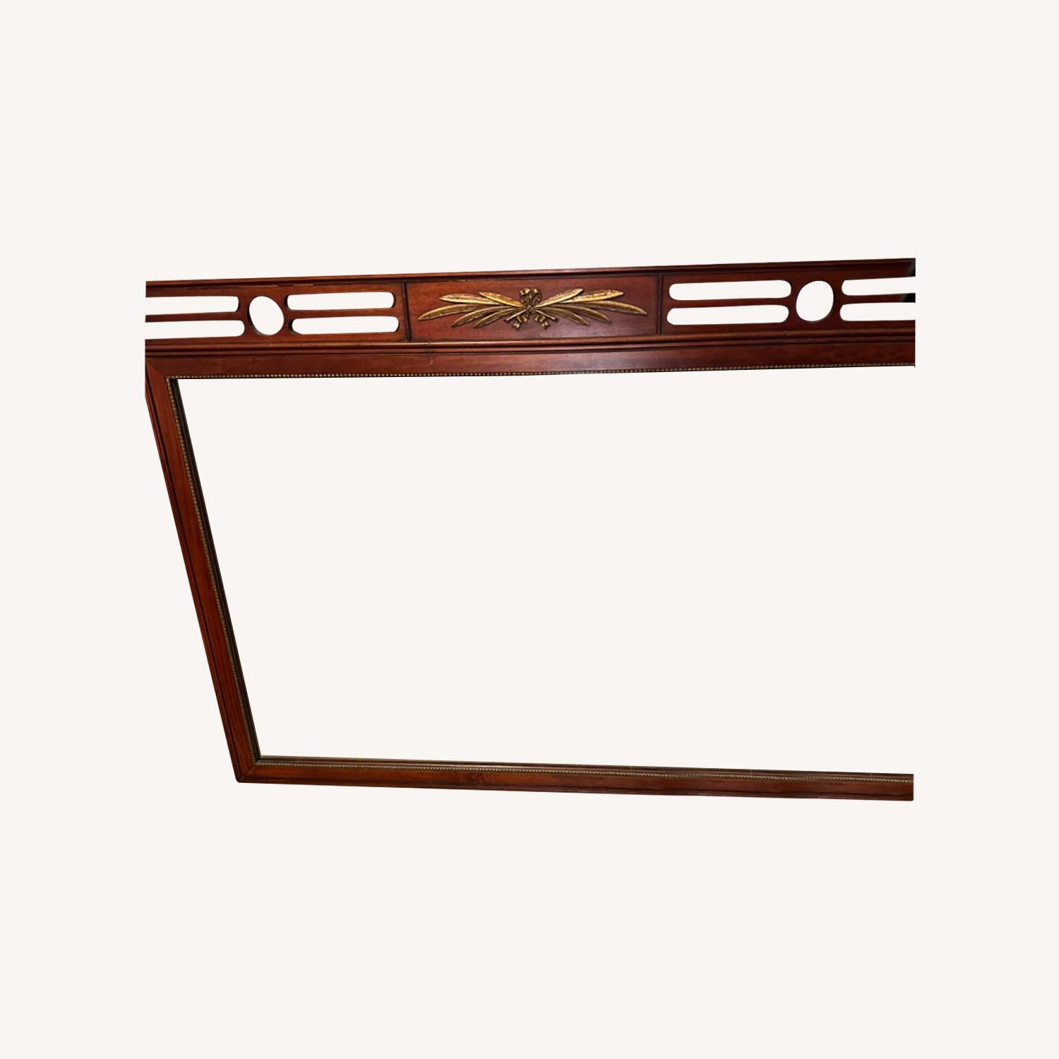 Antique Wooden Mirror - image-0