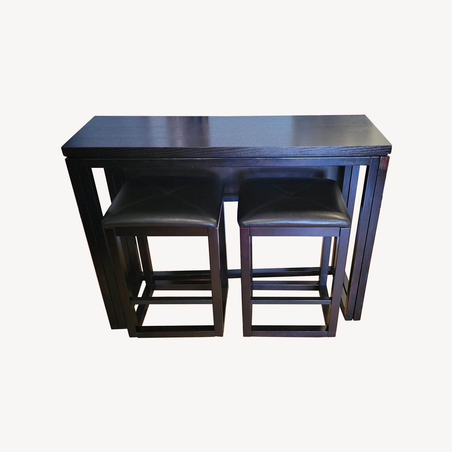 Counter Height Extendable Dining Table - image-0