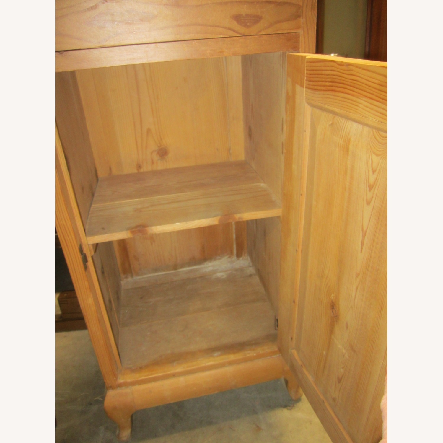 Vintage Handmade Cabinet Solid Repurposed Wood - image-12