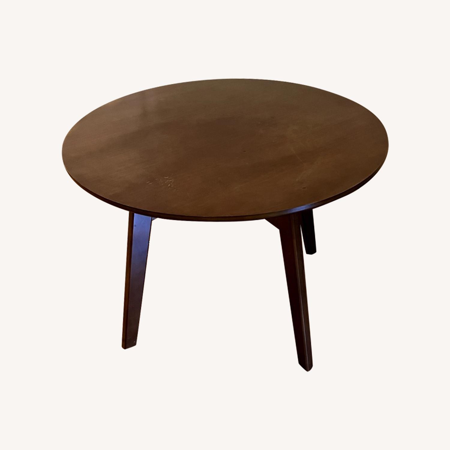 44" Maston Dining Table Round Hazelnut - Threshold - image-0