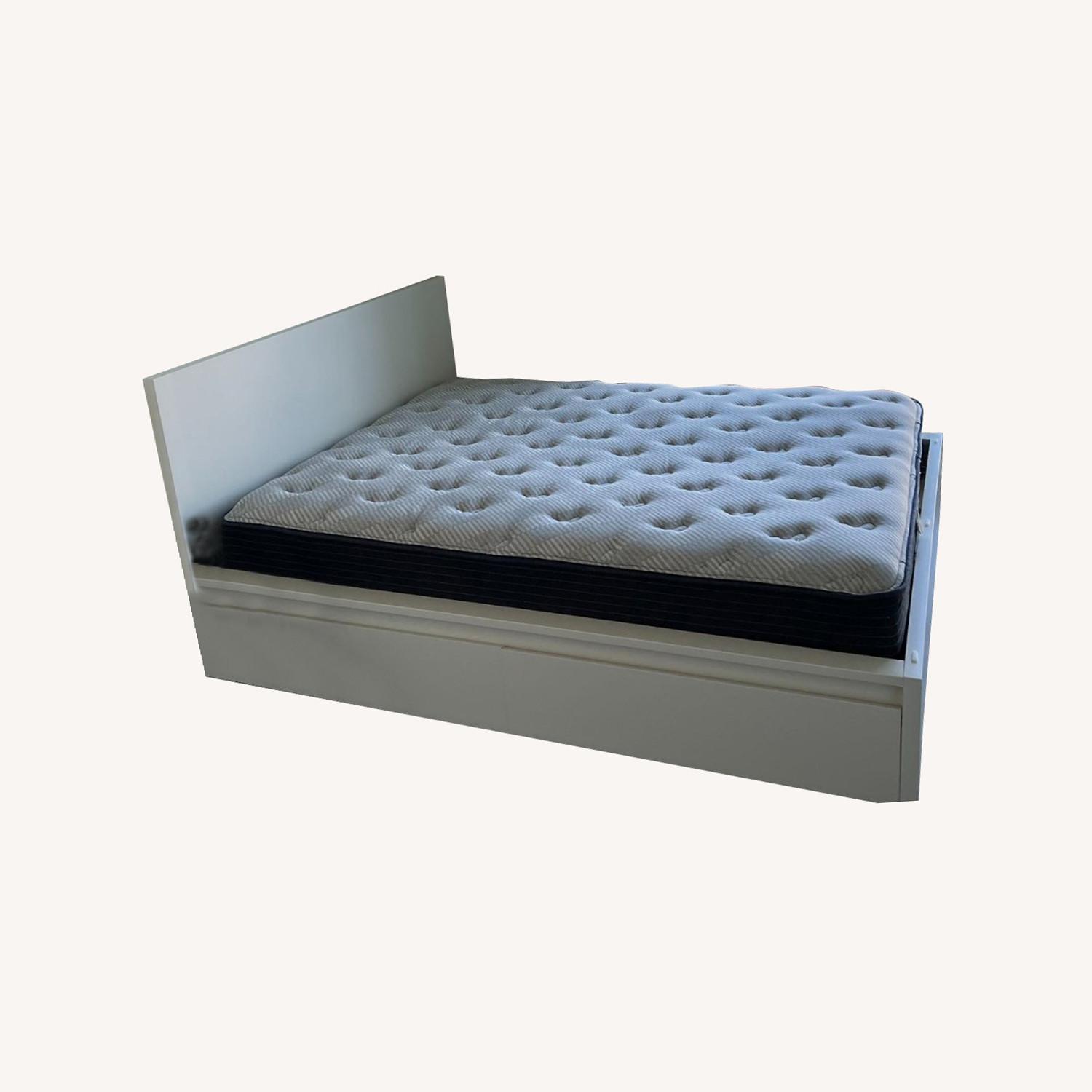 IKEA MALM Bed Frame 2 Storage Boxes - image-0
