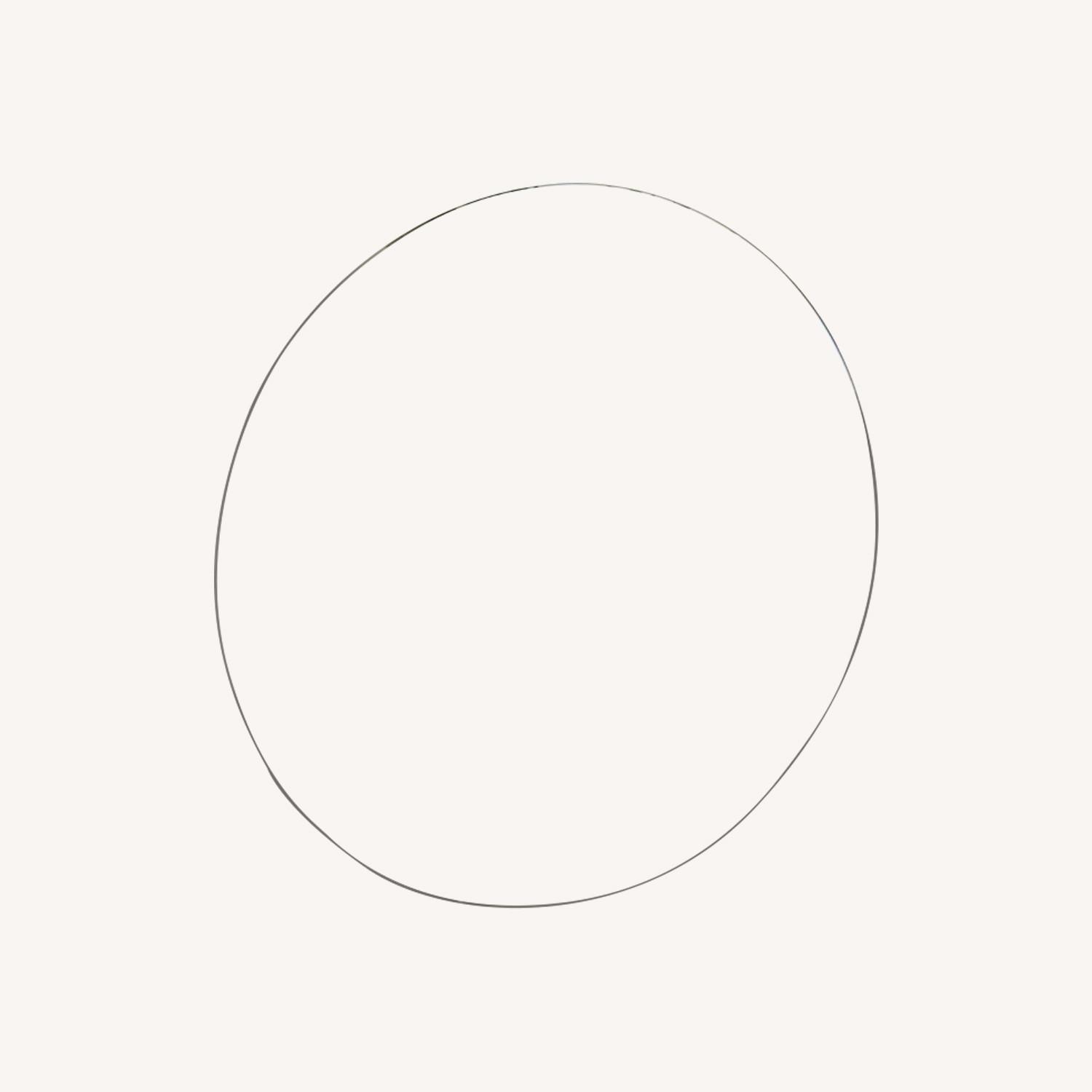 Large Round Beveled Mirror - image-0