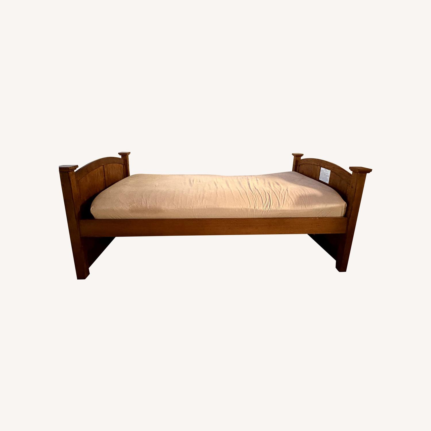 Solid Wood Twin Bed - image-0