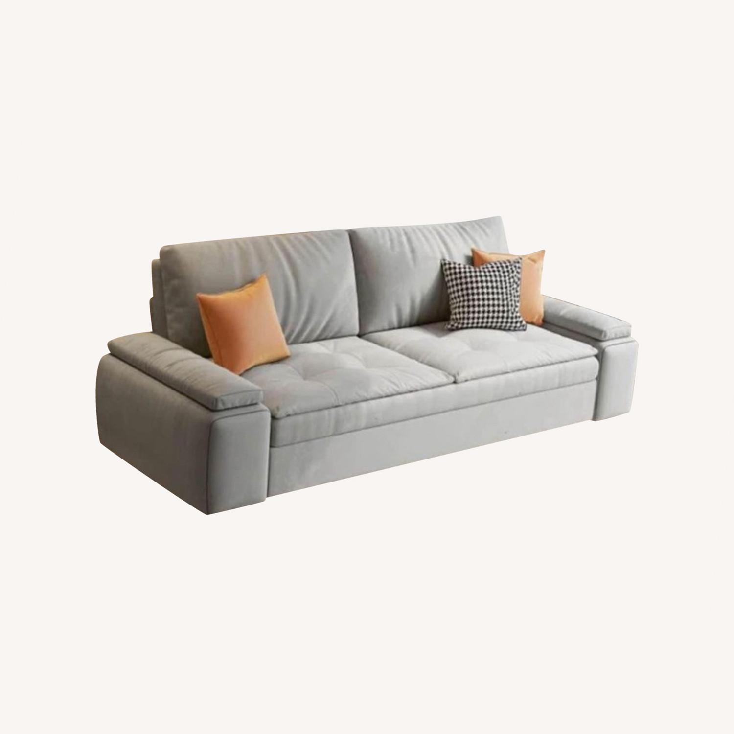 Wayfair Grey Sleeper Sofa - image-0