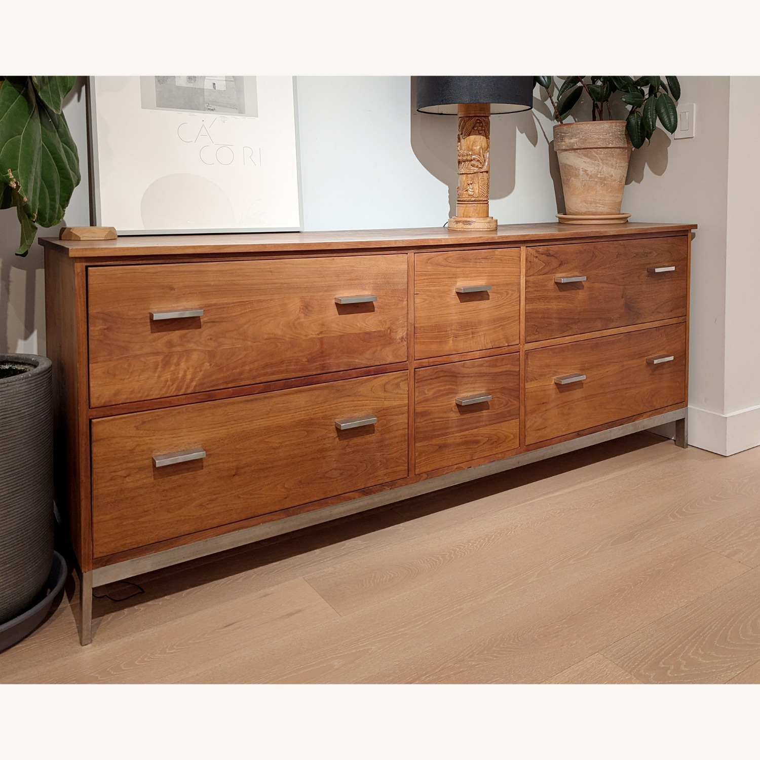 Room & Board Walnut Linear Dresser - AptDeco