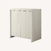 Williams Sonoma Faux Bone Bar Cabinet (36")