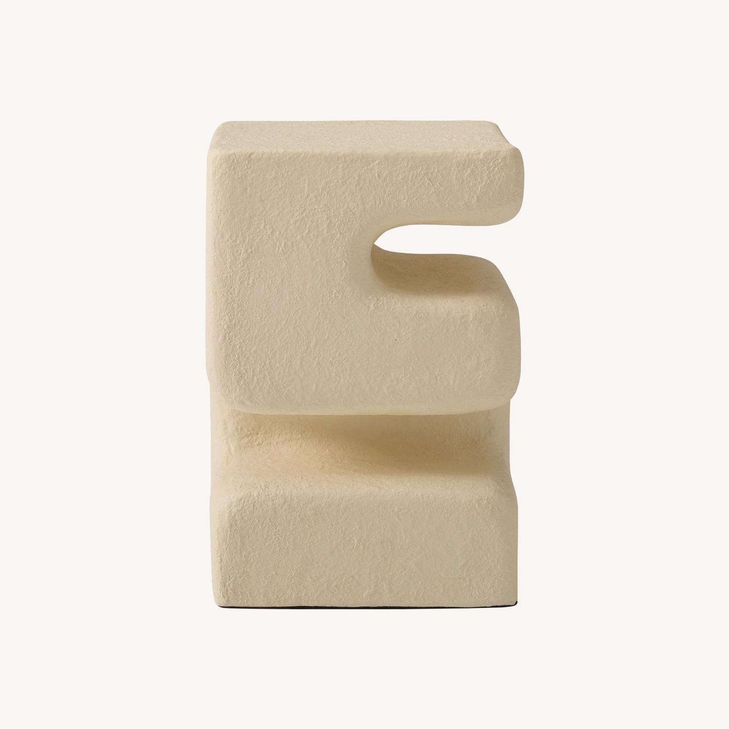 West Elm Gio Plaster Plant Stand - image-0