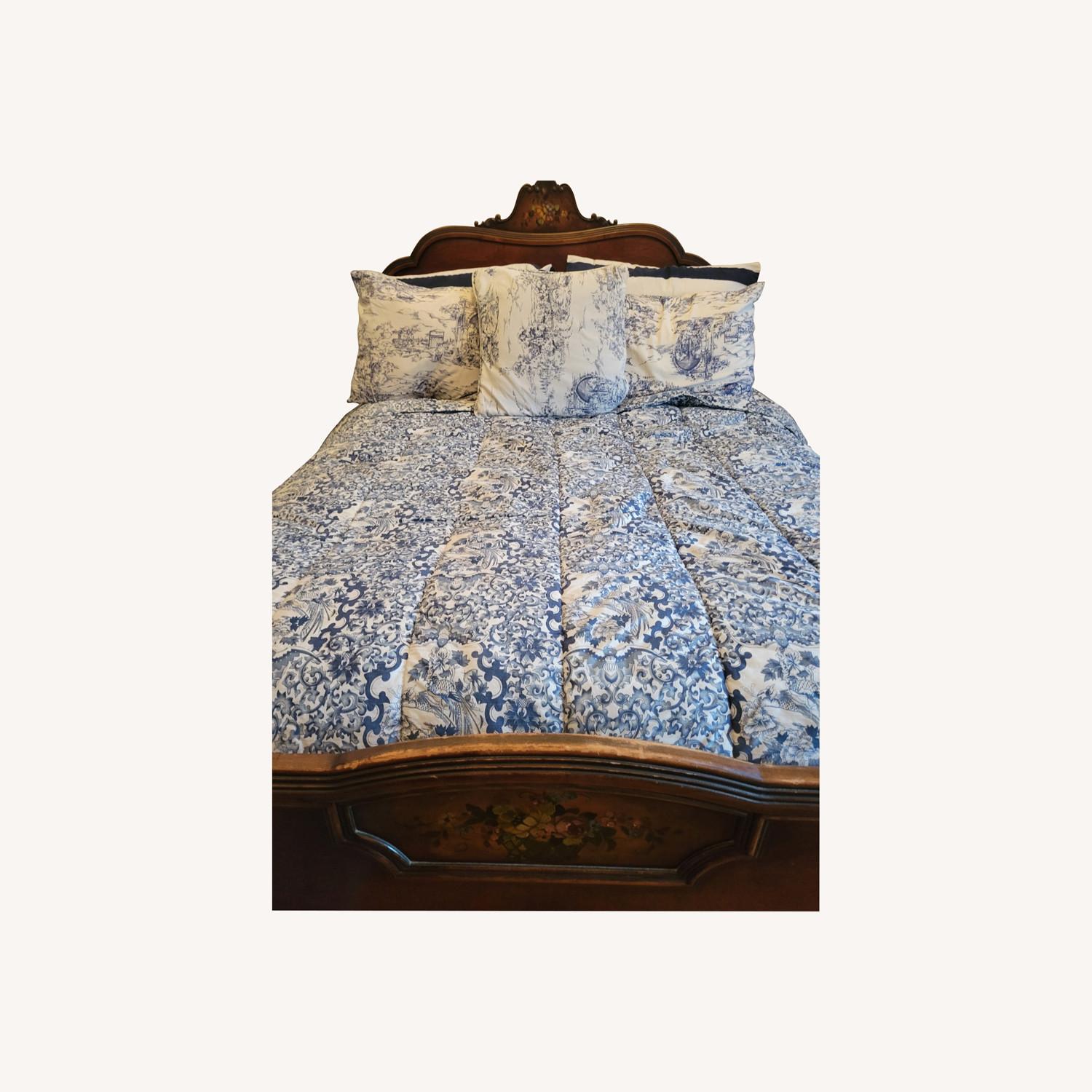 Antique Full Bed Frame - image-0
