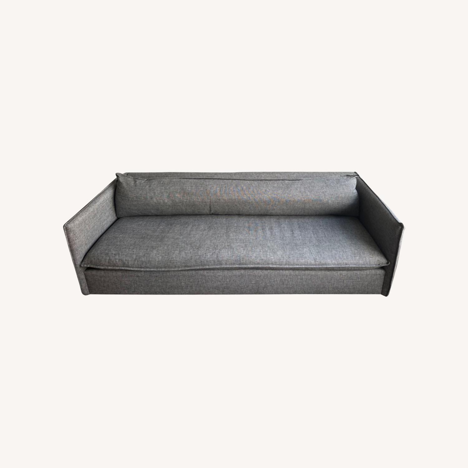 Corroy 92.75" Natural Linen Sofa - image-0