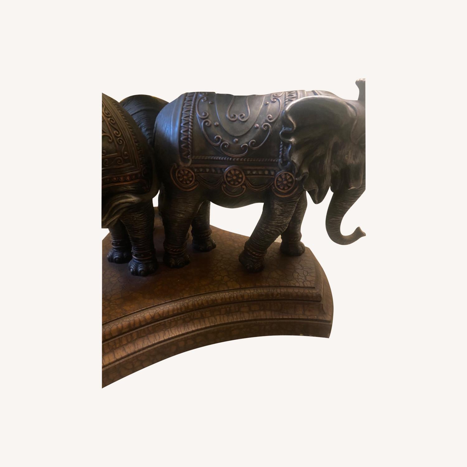 Antique Elephant Table - image-0