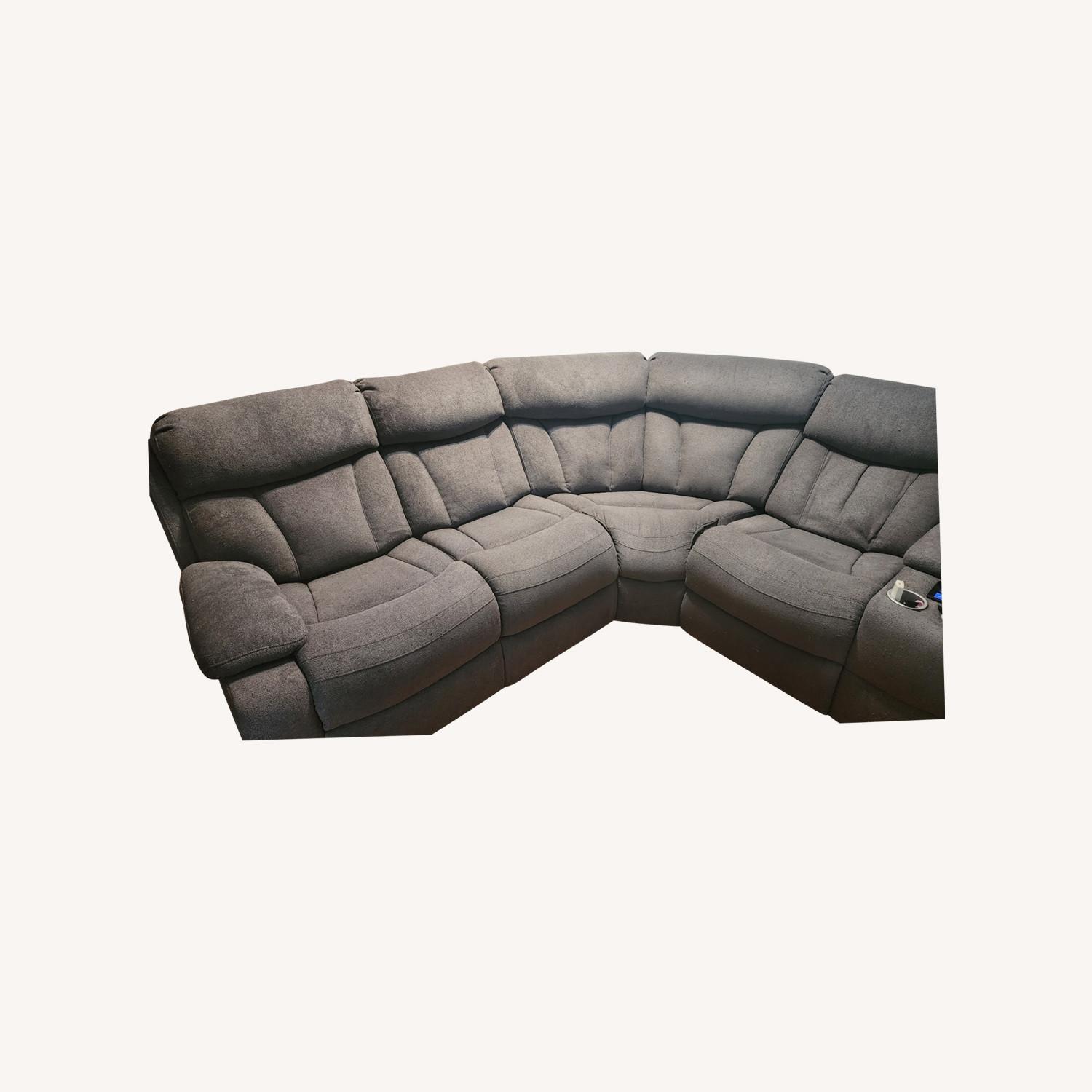 4-pc. Power-Reclining Sectional Sofa W Heat - image-0