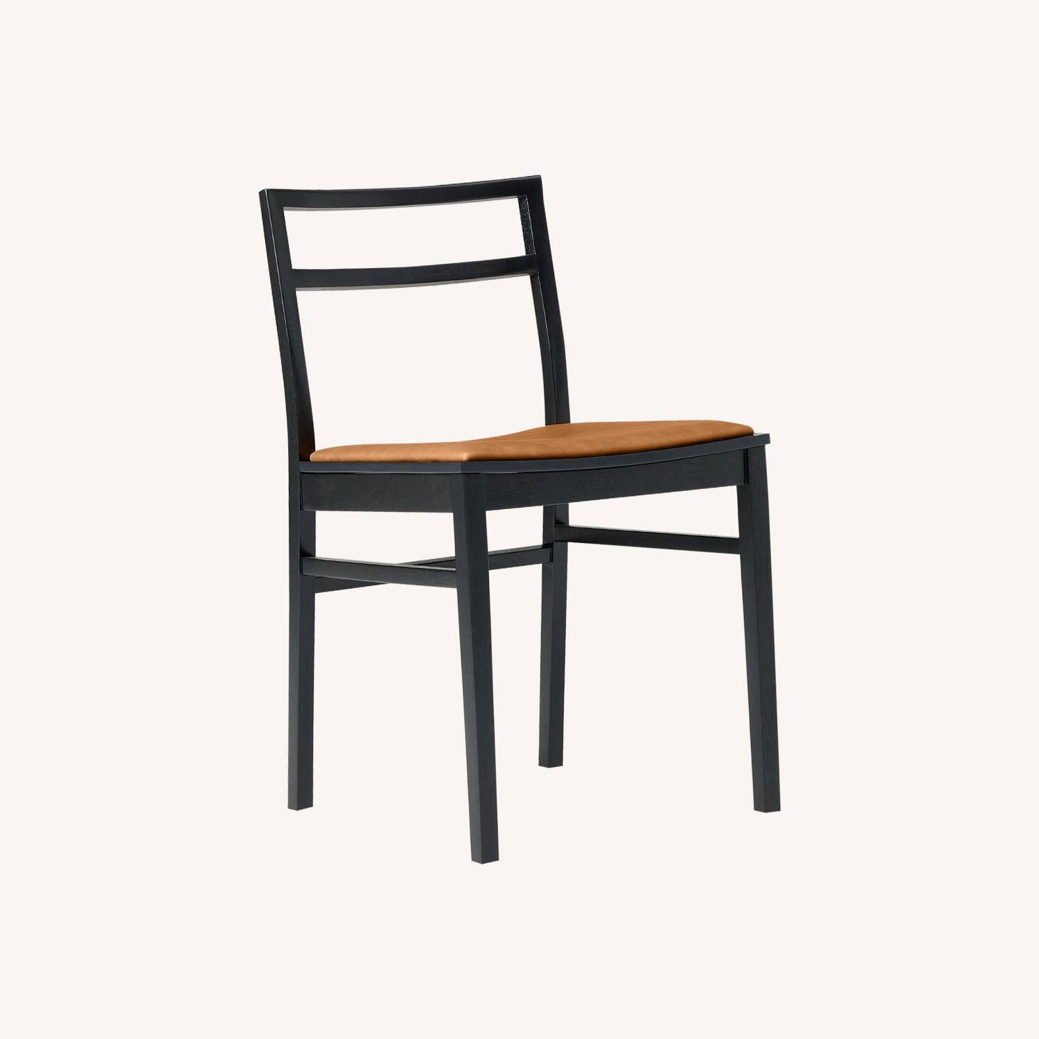 West Elm Russo Leather Dining Chair - image-0