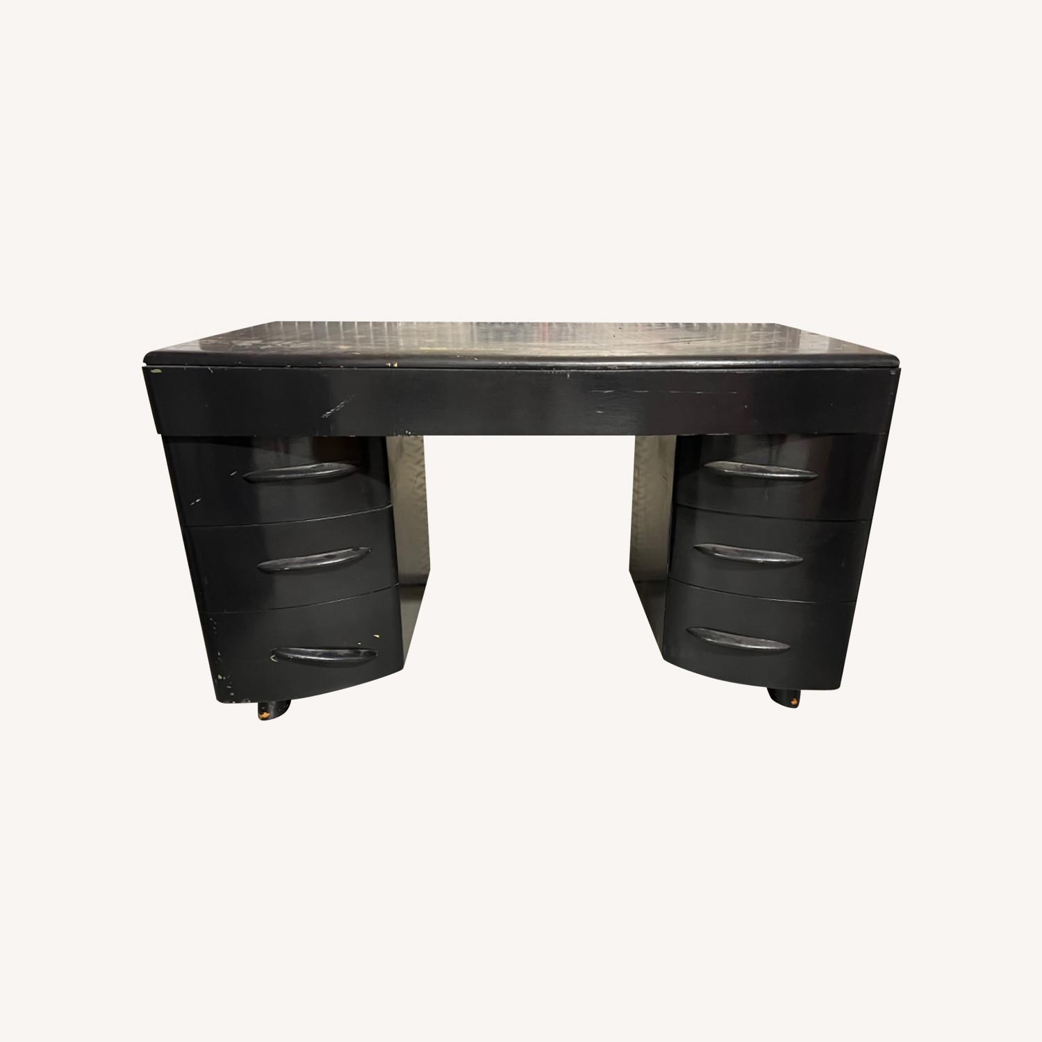 Mid Century Modern Executive Desk - image-0