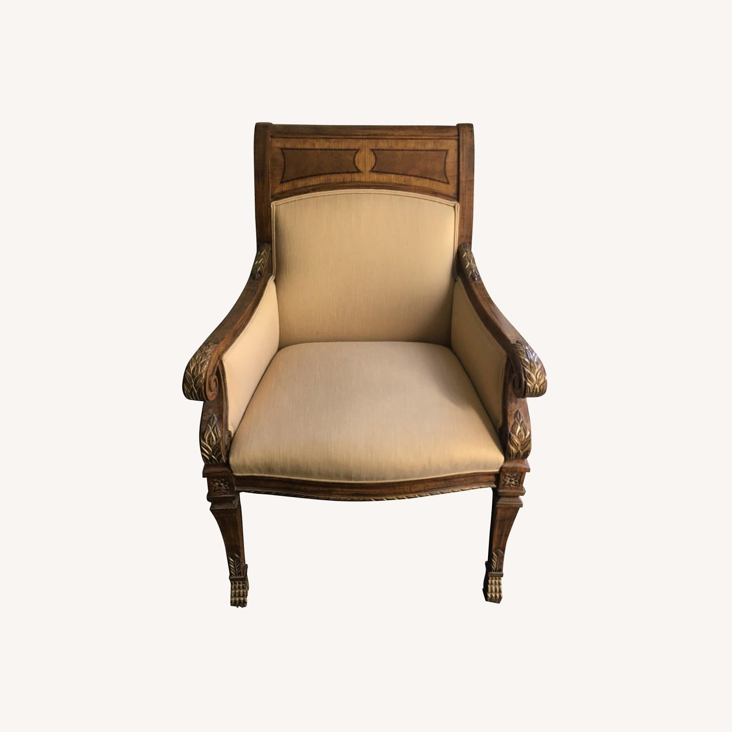 Henredon Yellow Wood Chair - image-0