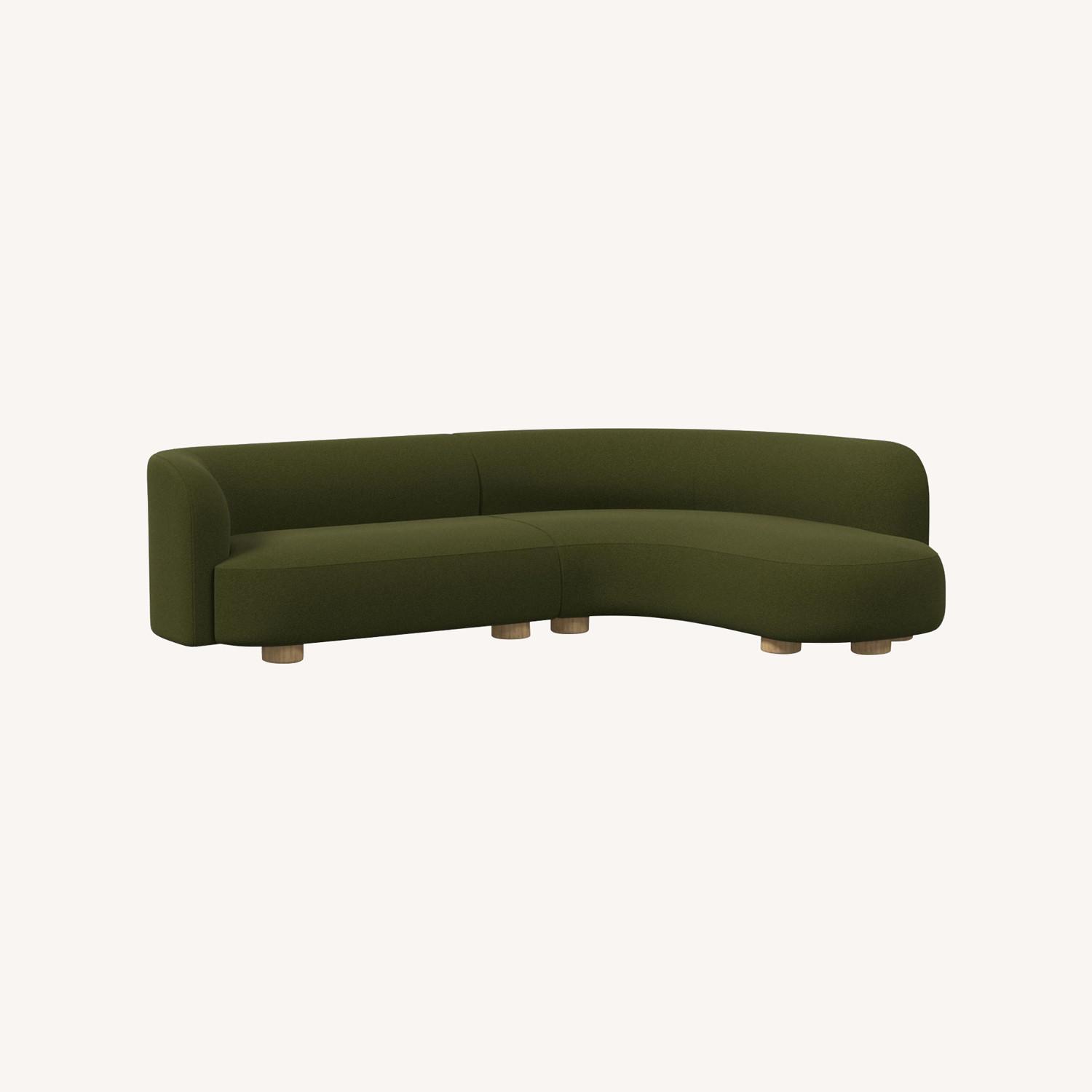 West Elm Laurent 2-Piece Wedge Chaise Sectional - image-0