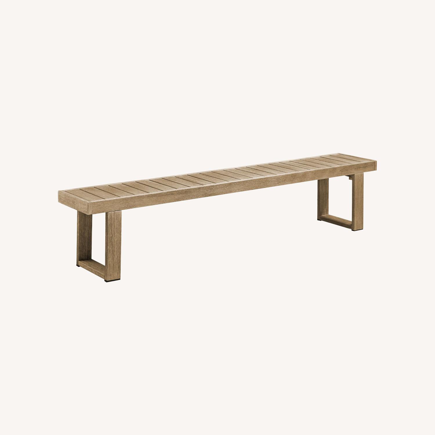 West Elm Portside Outdoor Dining Bench - image-0