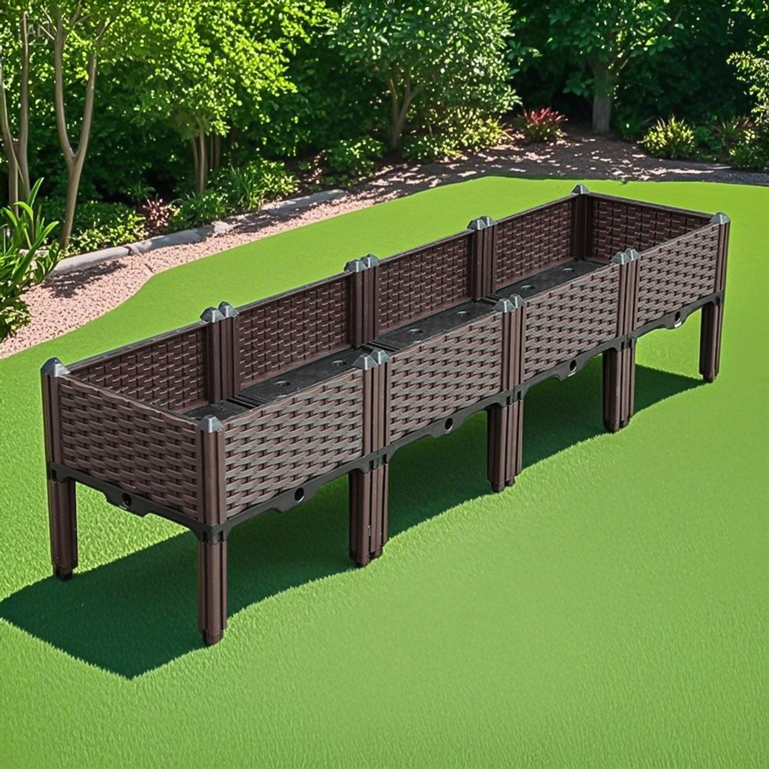 SOGA 2X 160cm Planter Garden Bed with Legs - image-0