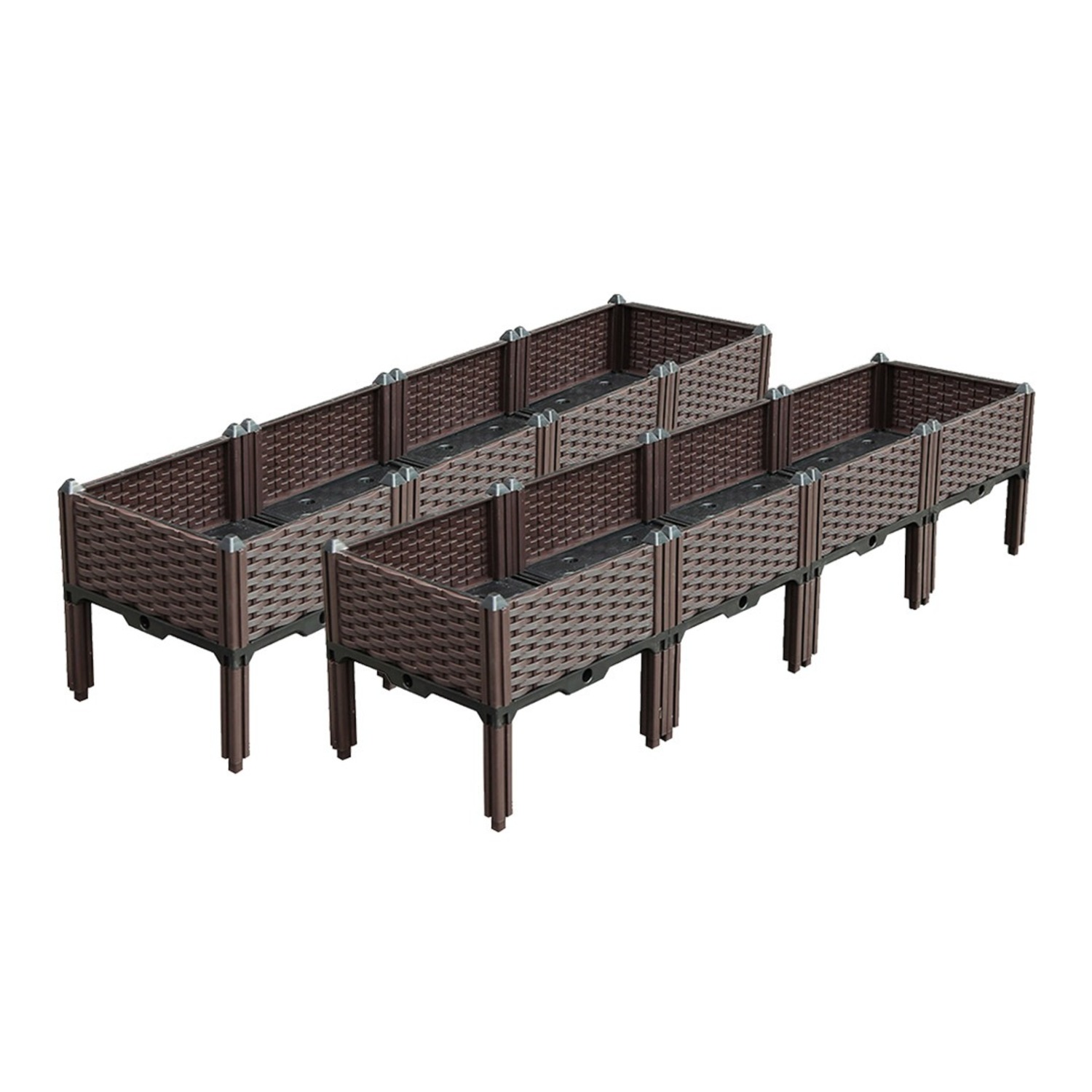 SOGA 2X 160cm Planter Garden Bed with Legs - image-8