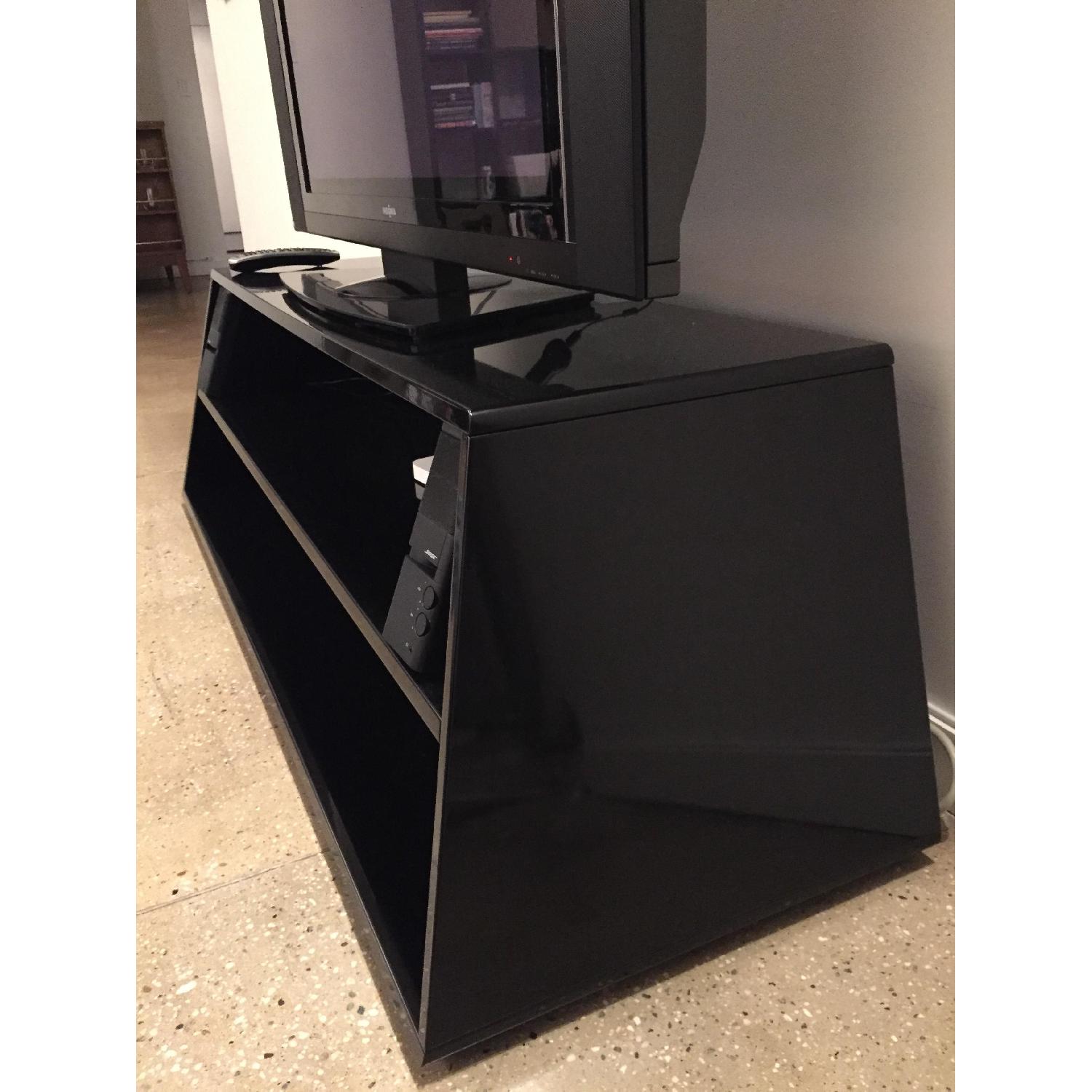 Modern Black High Gloss TV Stand/Credenza AptDeco