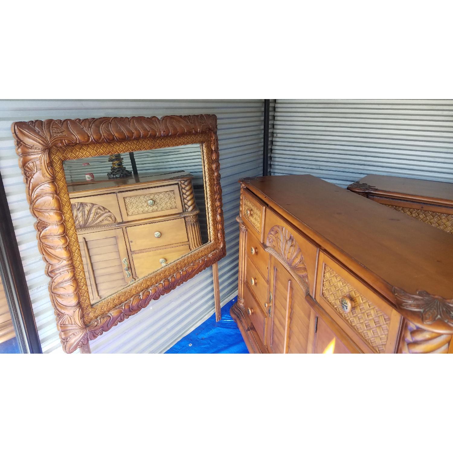 Progressive Furniture Large Triple Dresser w/ Mirror - image-5