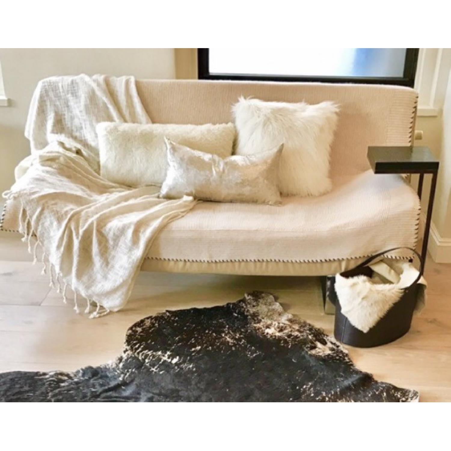 BoConcept Suede Convertible Sofa Bed - image-1