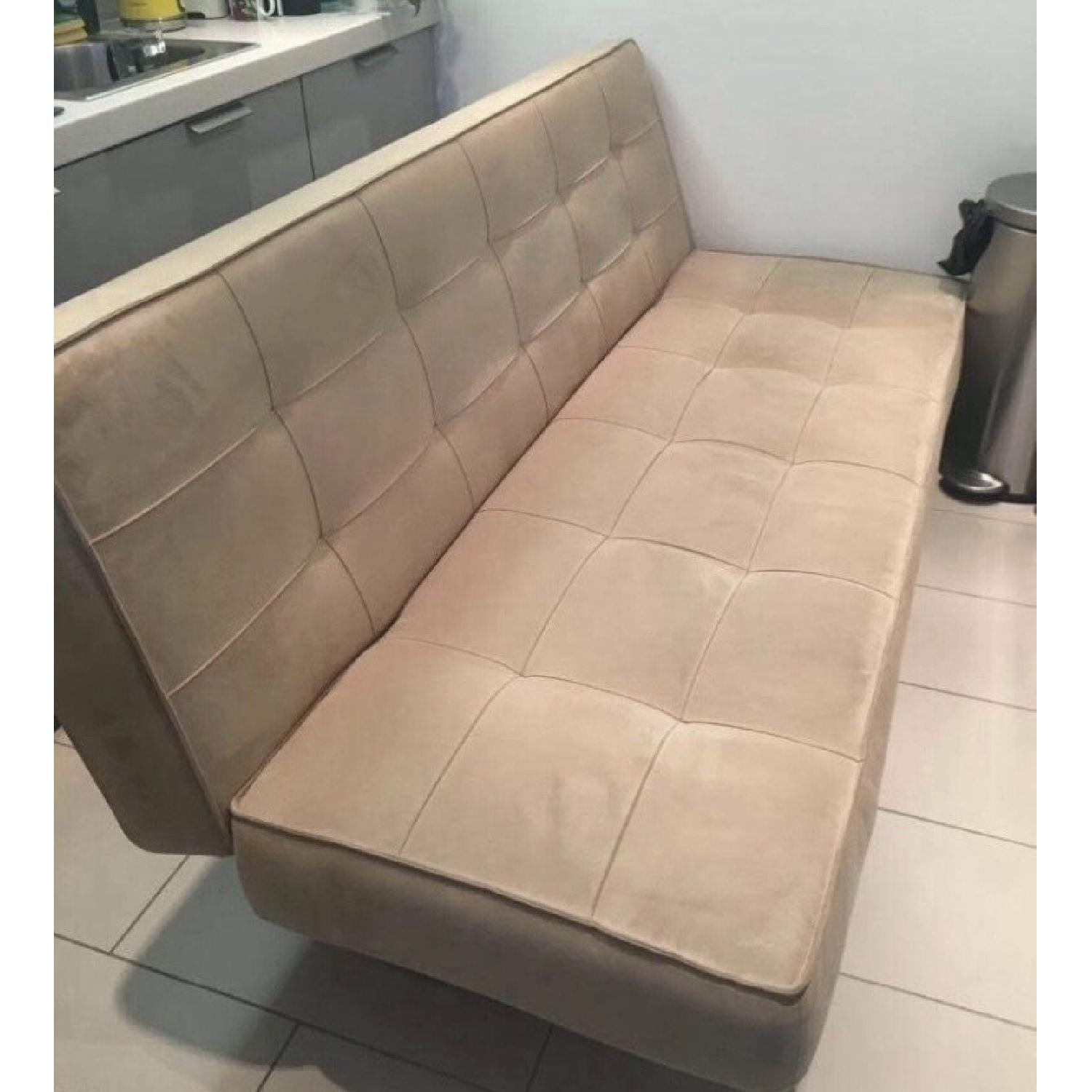 BoConcept Suede Convertible Sofa Bed - image-2