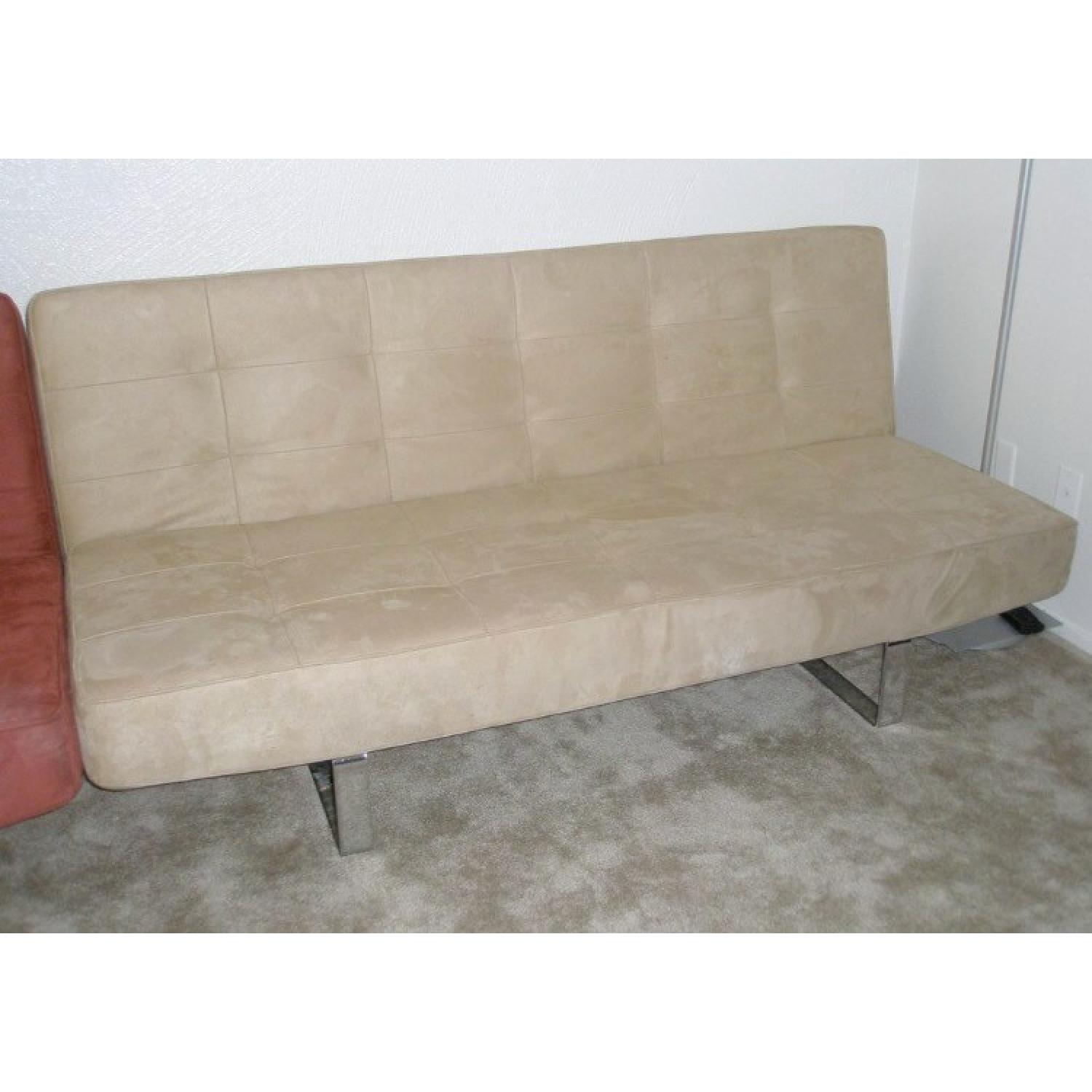 BoConcept Suede Convertible Sofa Bed - image-3